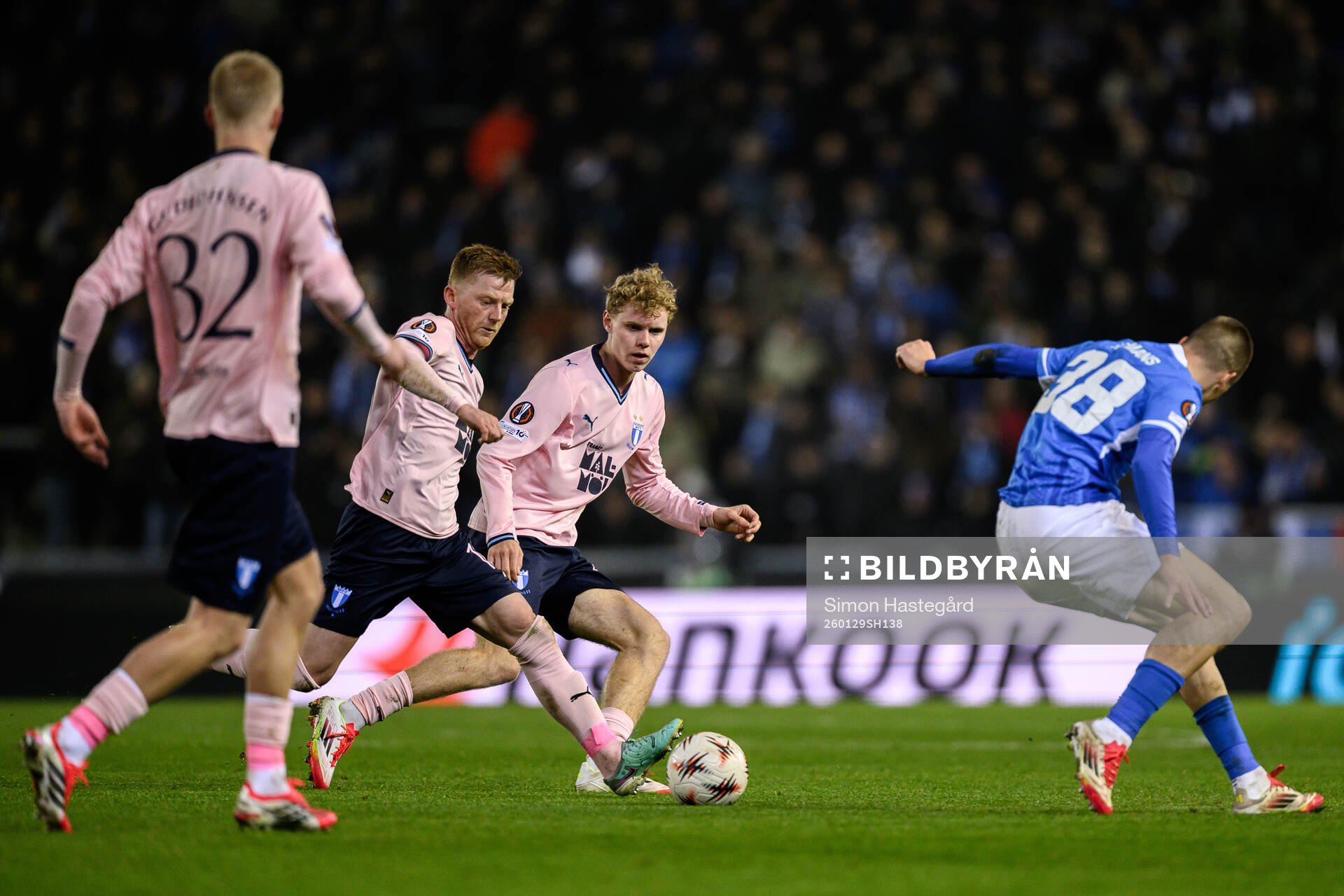 Anders Christiansen and Malte Frejd Pålsson of Malmö FF