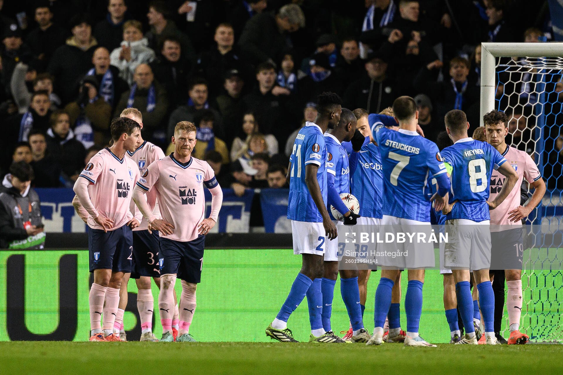 Anders Christiansen of Malmö FF looks dejected