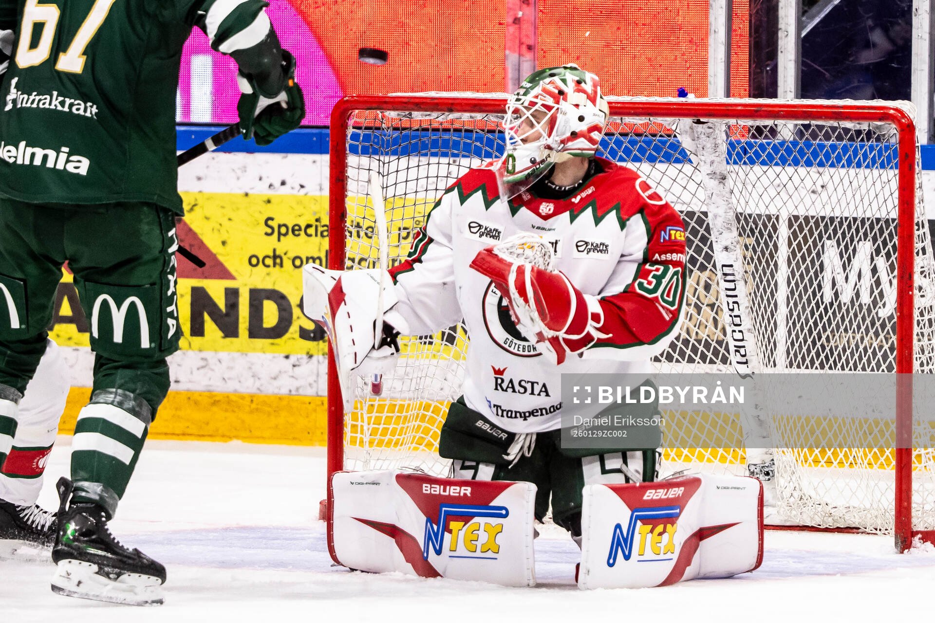 Frölundas målvakt Tobias Normann