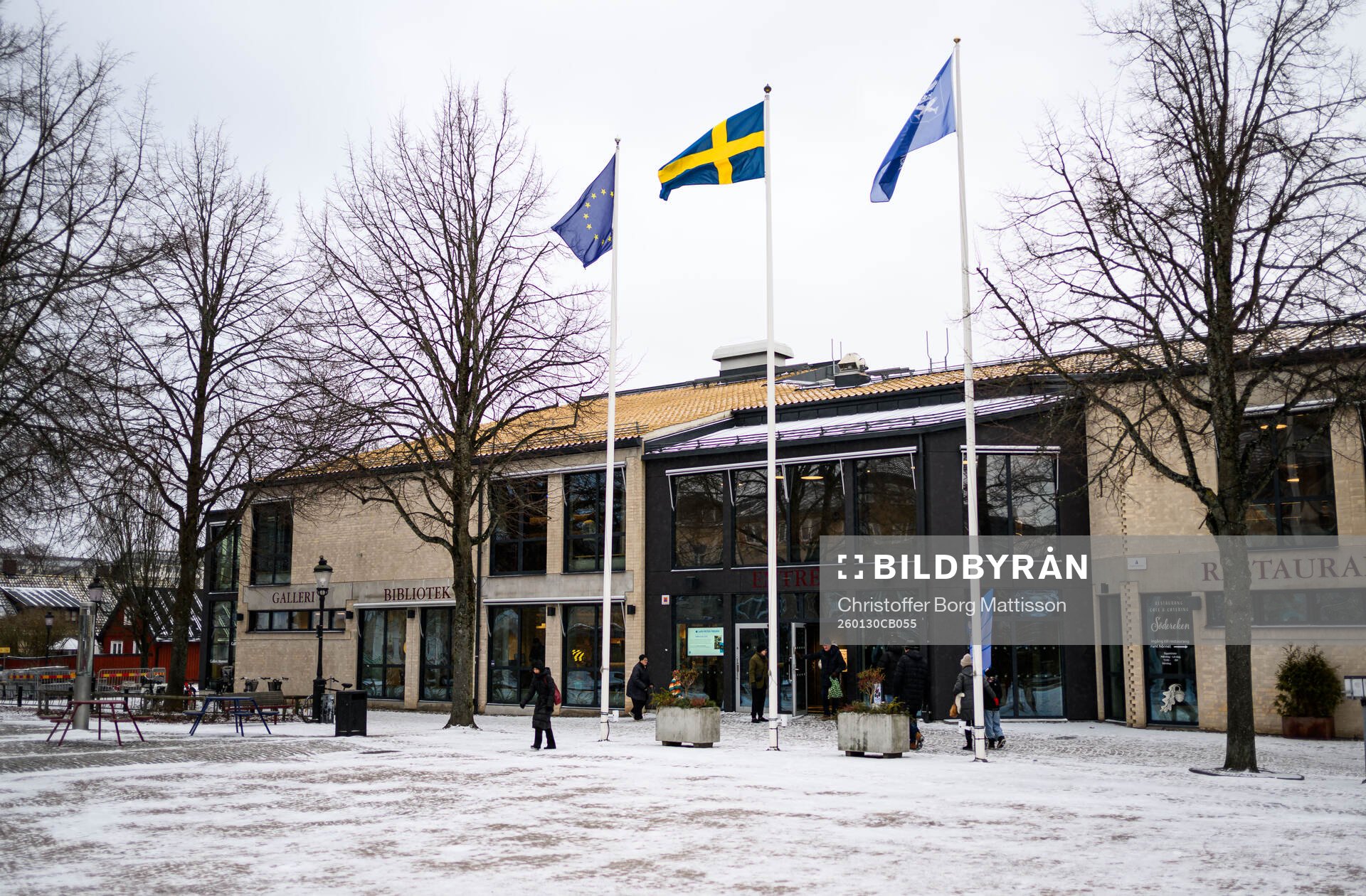 Ängelholms Stadsbibliotek exteriör