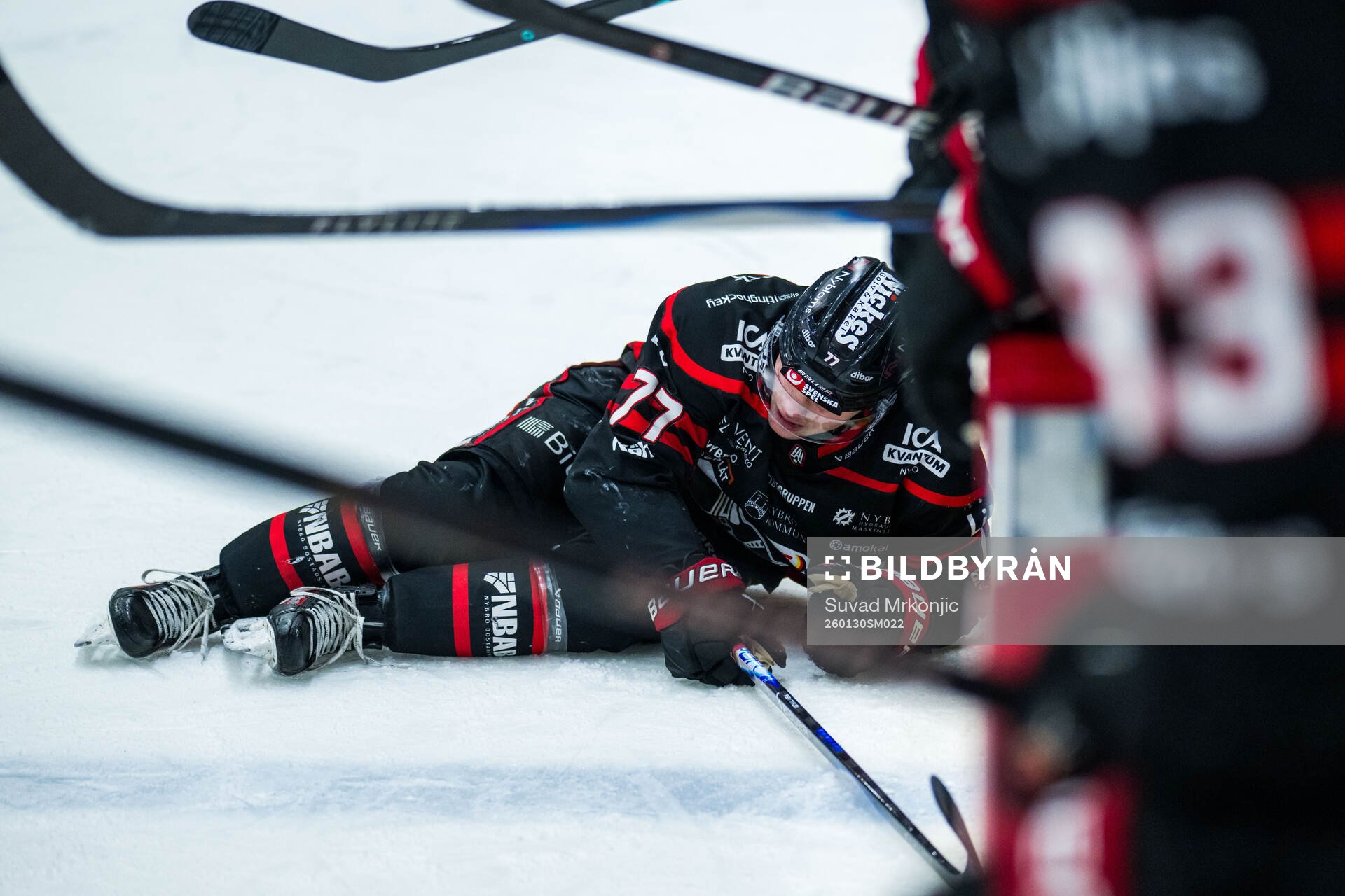 Nybros Alex Ciernik har ont
