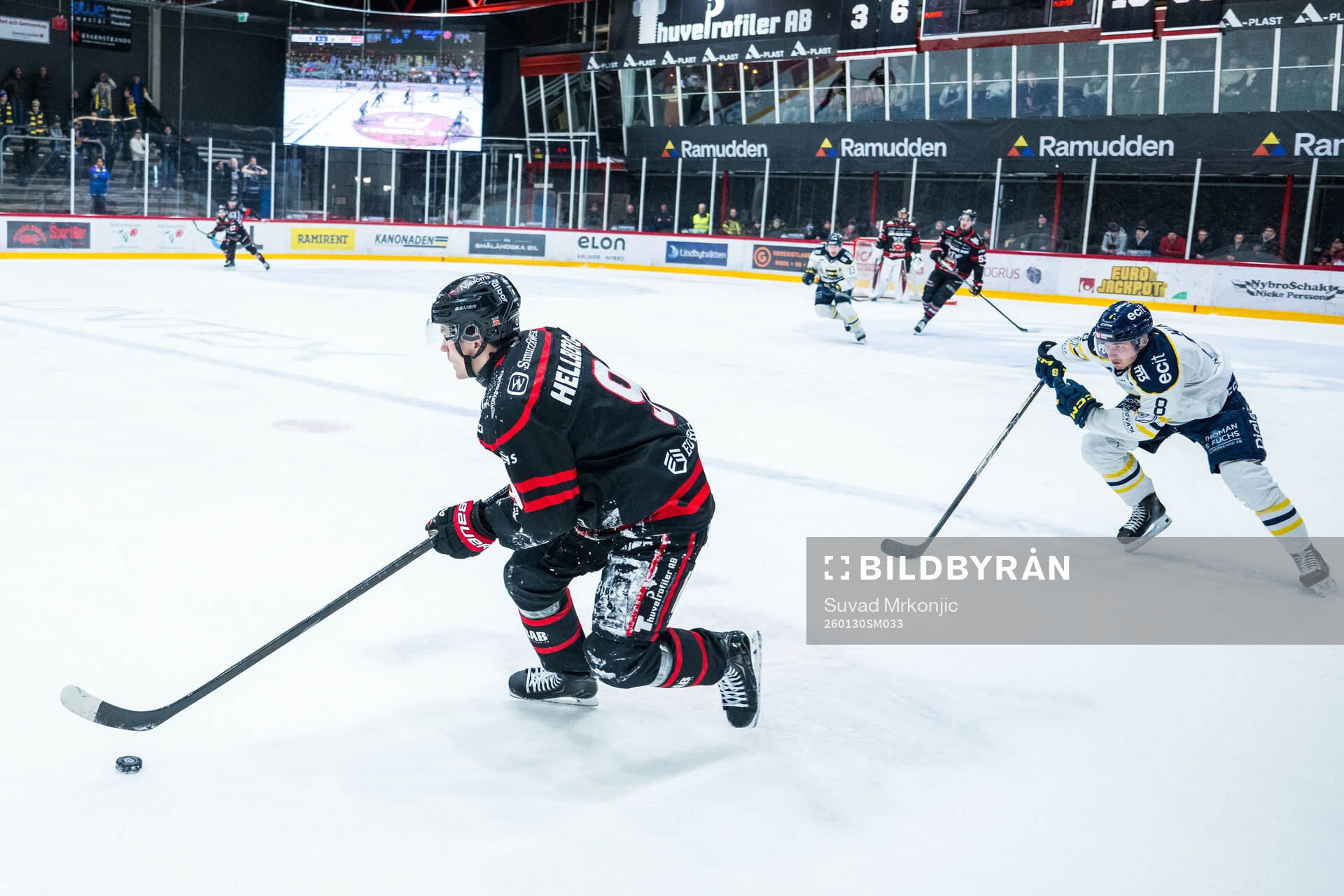 Nybros Hannes Hellberg och Södertäljes William Wiå