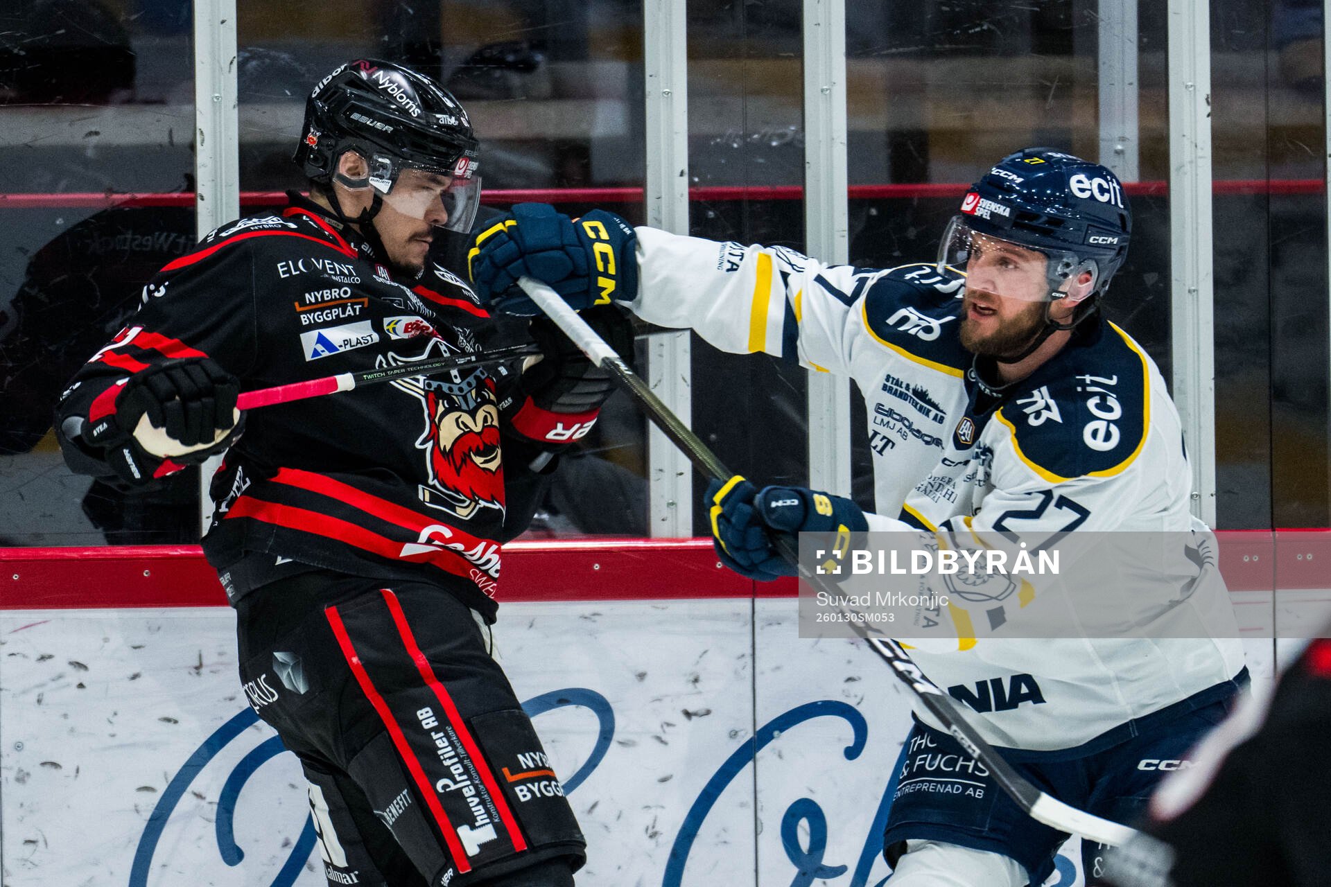 Nybros Miikka Pitkänen och Södertäljes Daniel Norbe