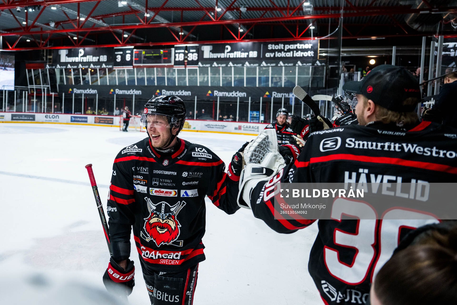 Nybros Fredrik Granberg jublar