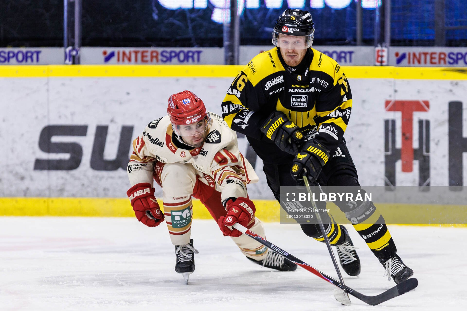 Kalmars Liam Hawel och Västerås Oskar Kvist