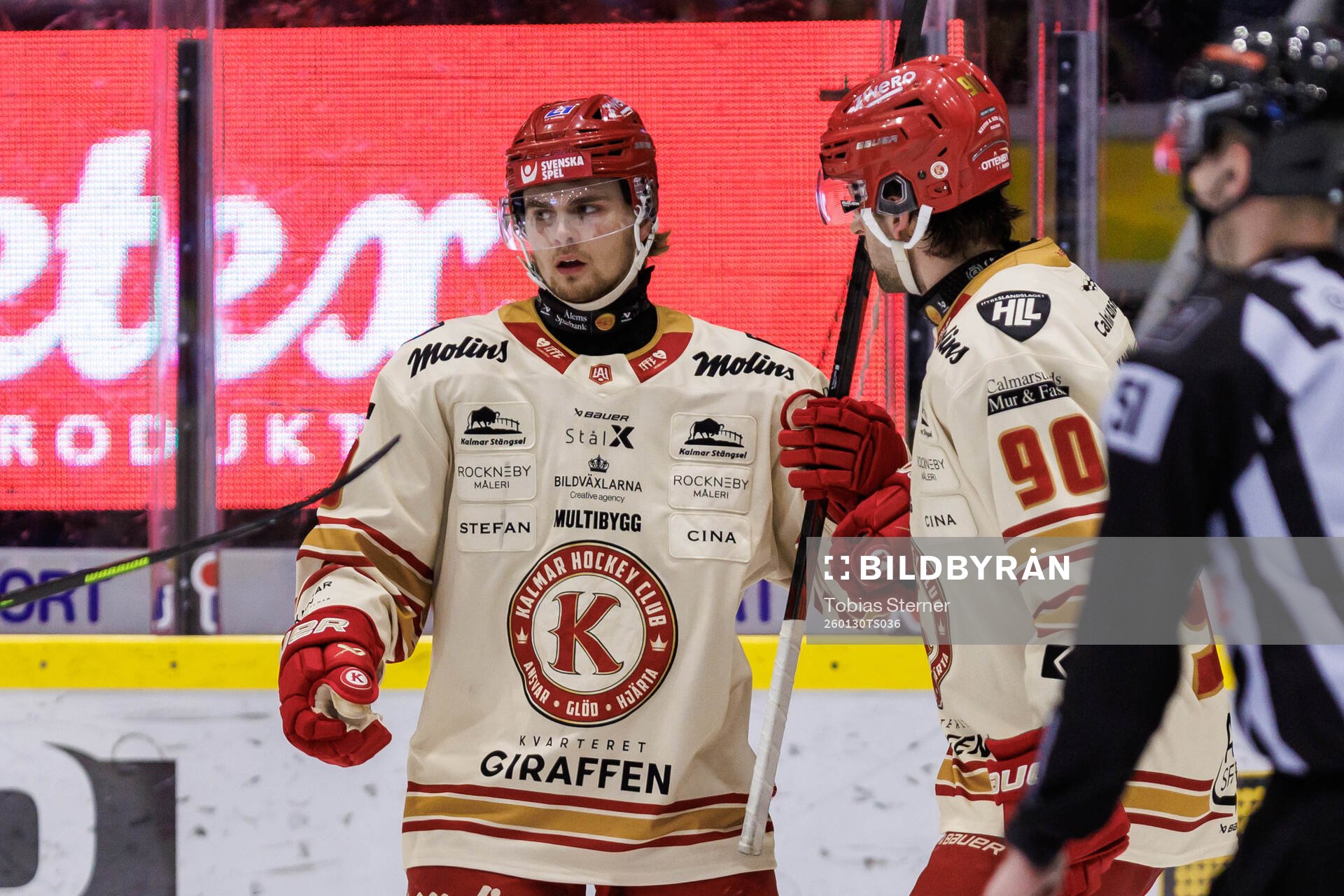 Kalmars Elliot Ekmark jublar