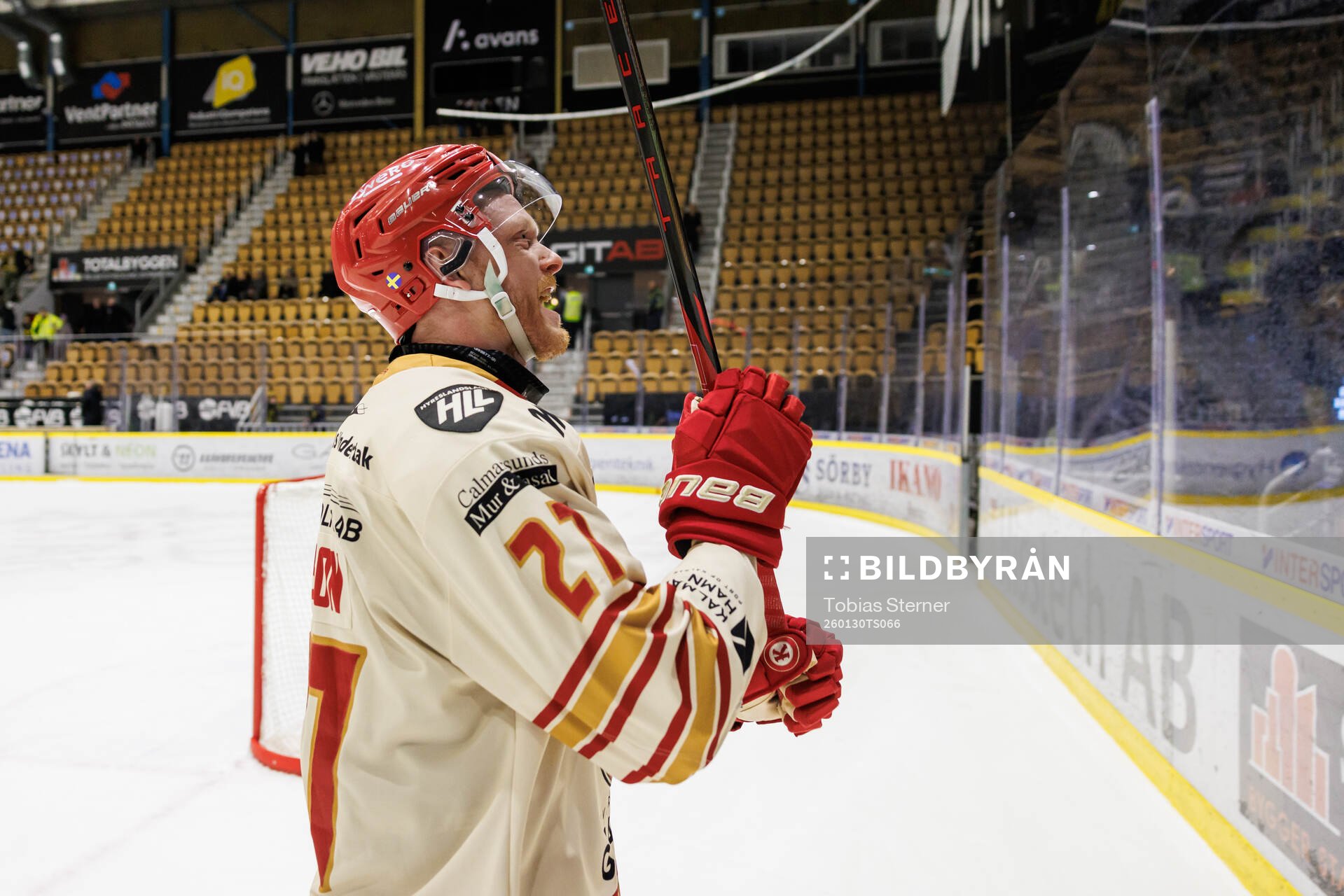Kalmars Henrik Nilsson jublar