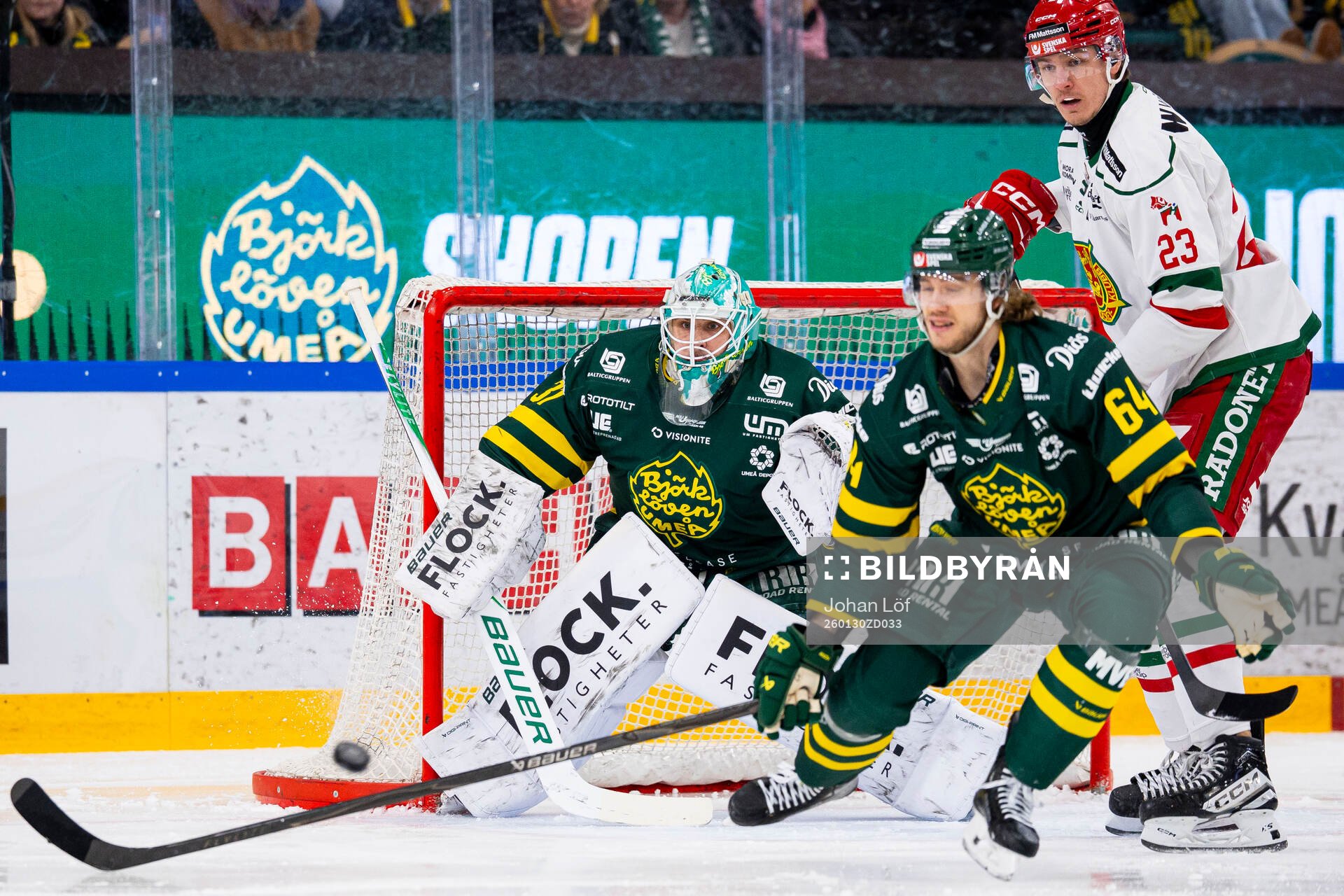 Björklövens målvakt Olle Eriksson Ek