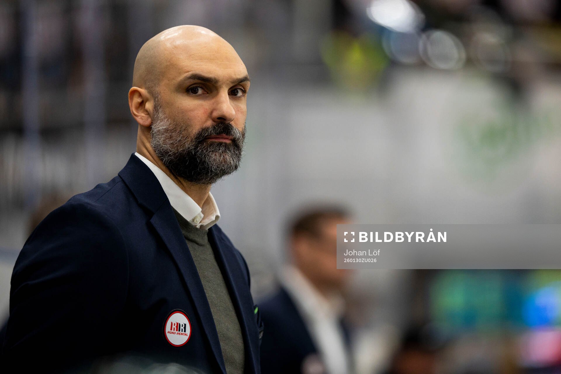 Björklövens assisterande tränare Daniel Rahimi