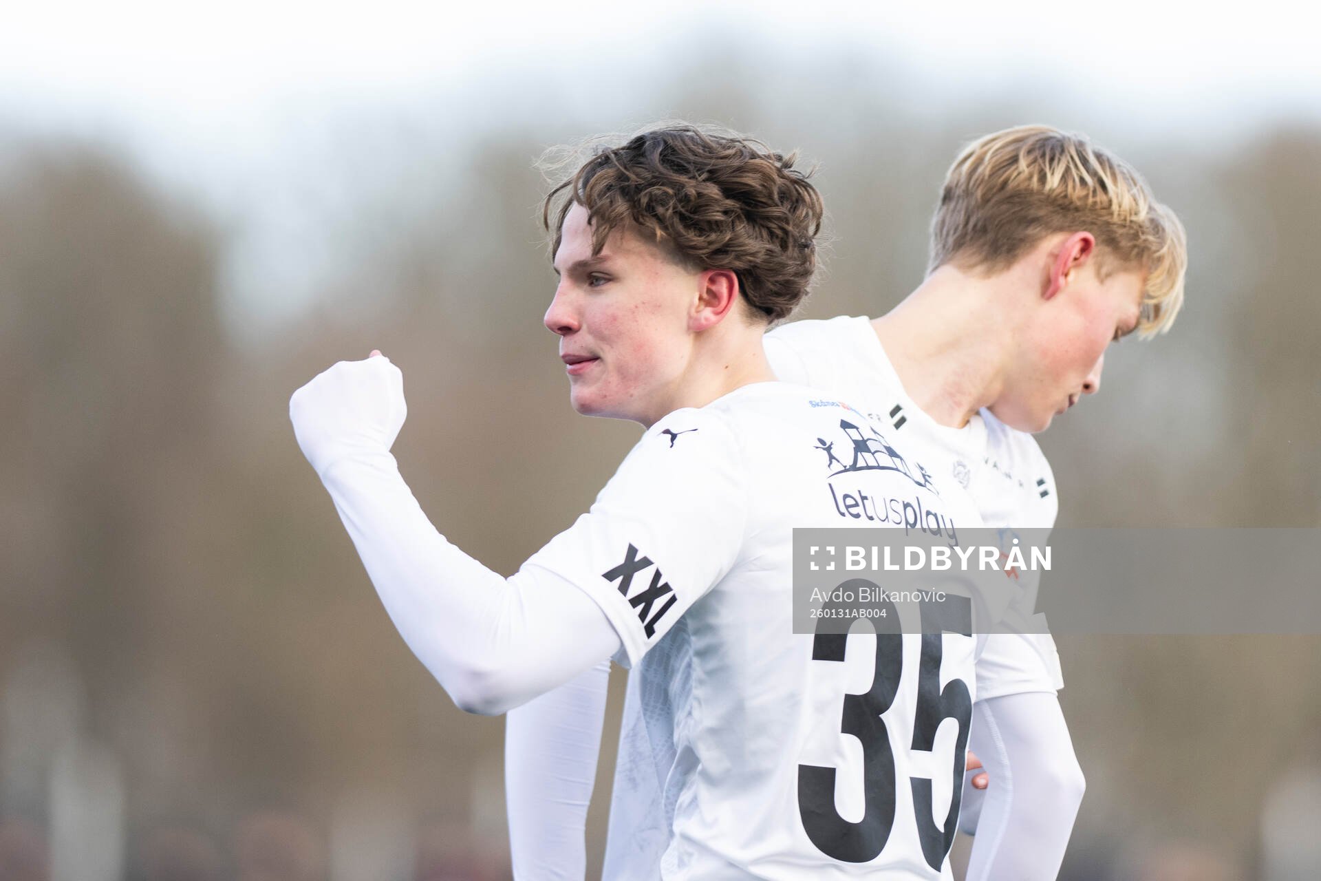 Helsingborgs Lucas Landgren Persson jublar