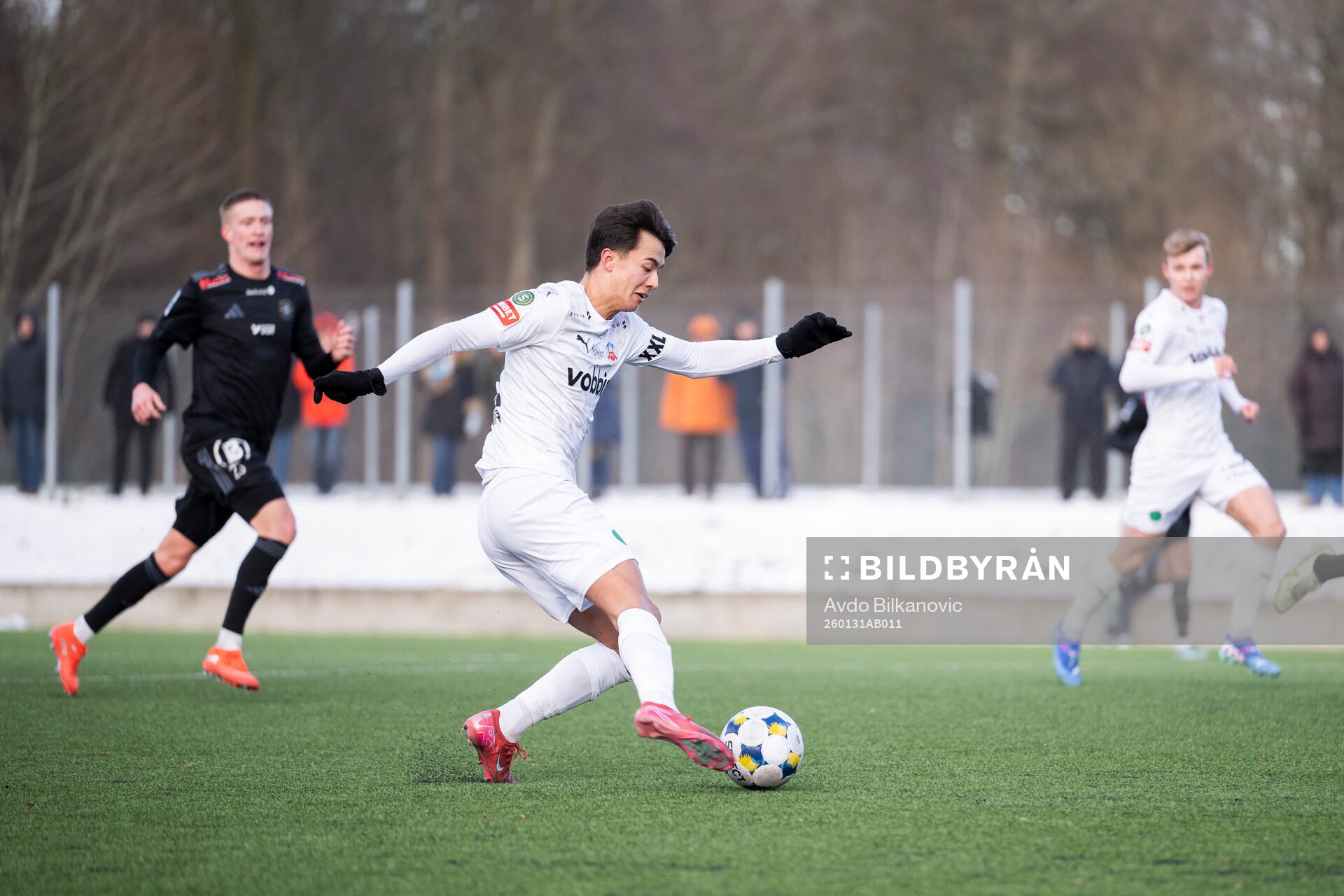 Helsingborgs Max Bjurström passning till William Westerlund