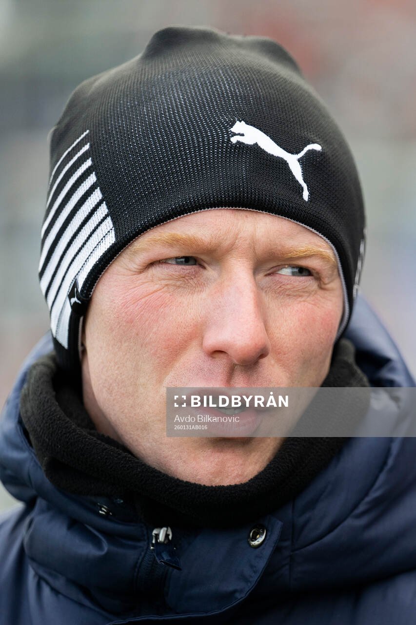 Helsingborgs manager Stevie Grieve