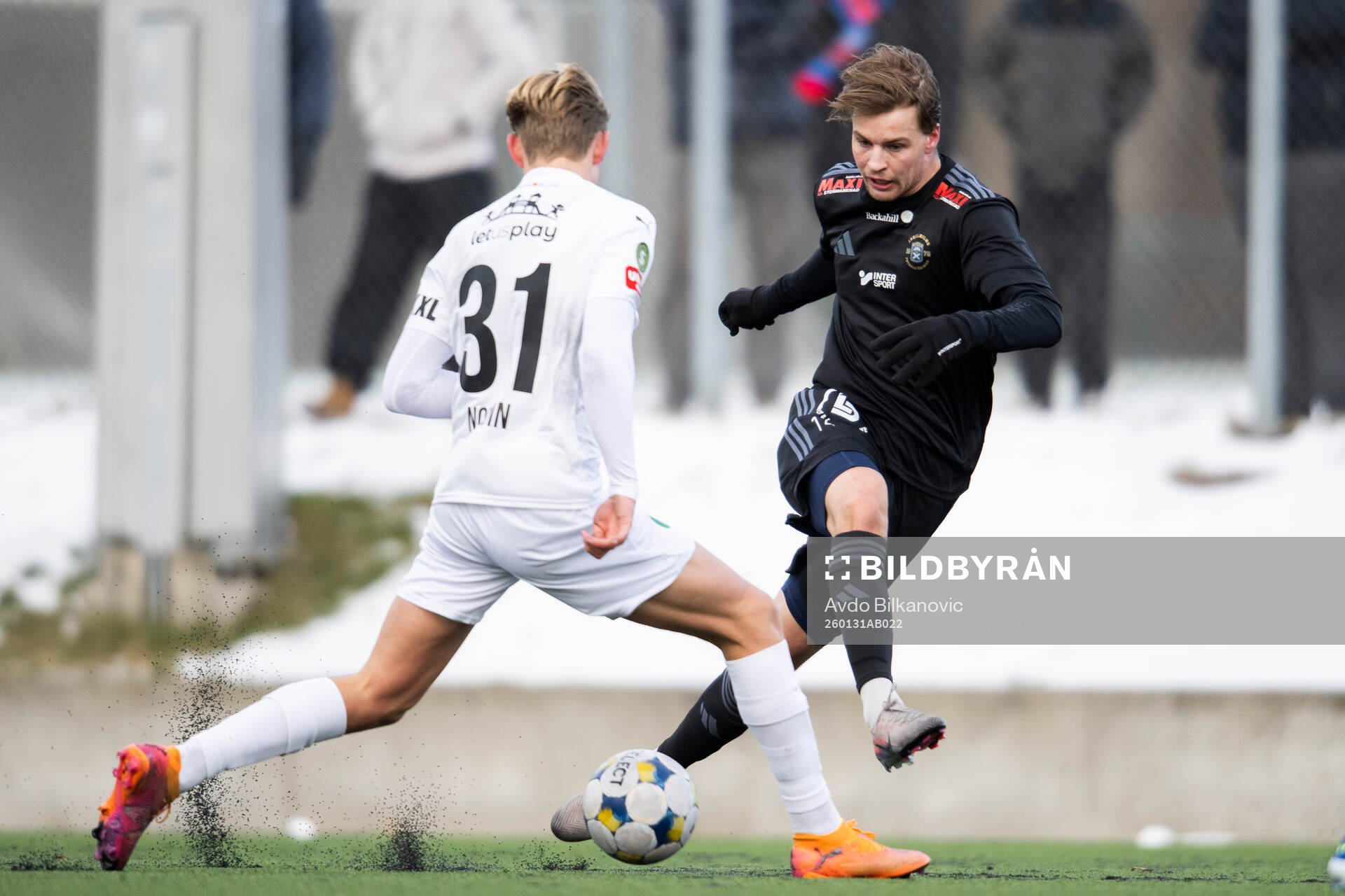 Helsingborgs Alvin Nordin mot Ängelholms Vilgot Carlsson