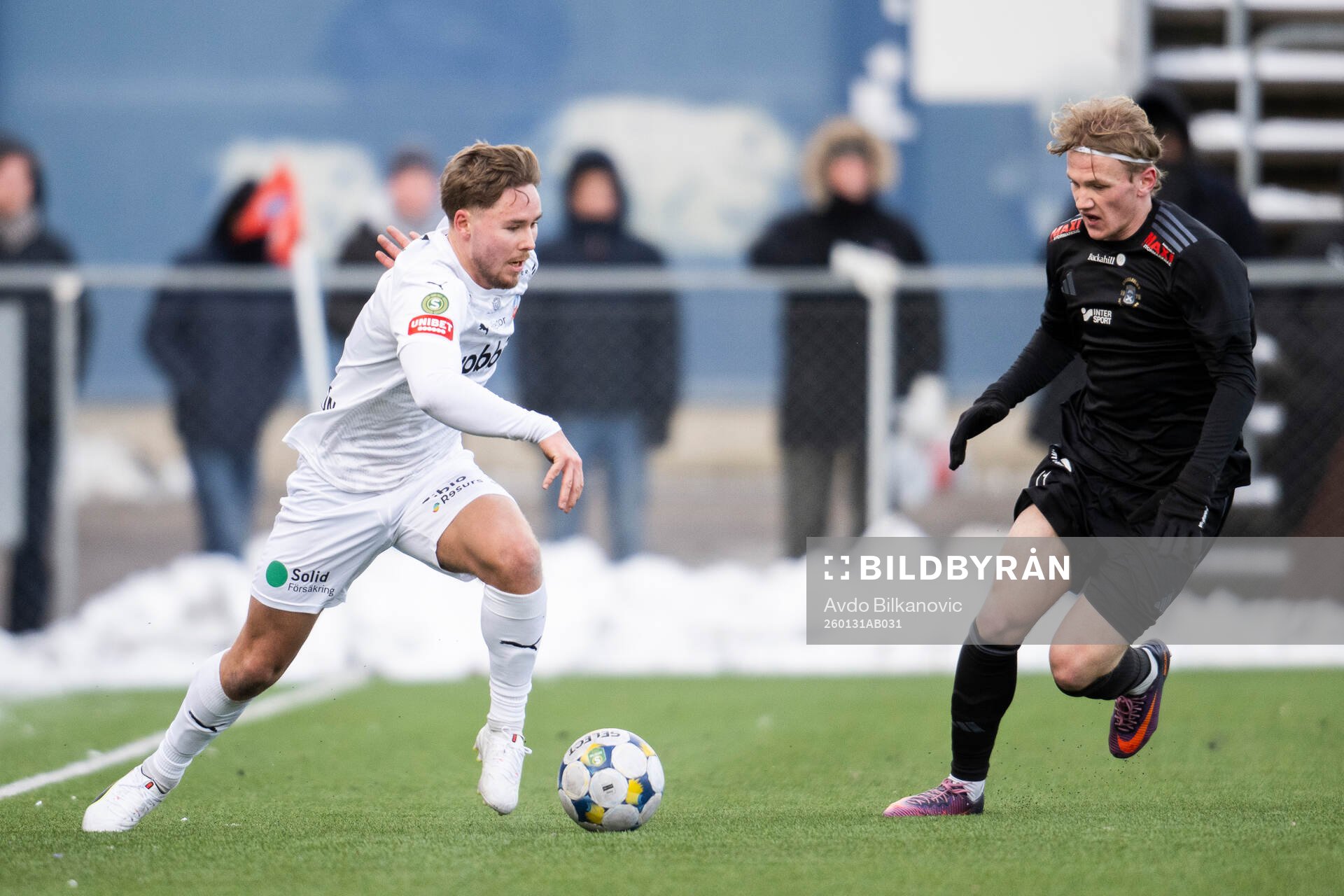 Helsingborgs Simon Bengtsson och Ängelholms Alvin Karlsson