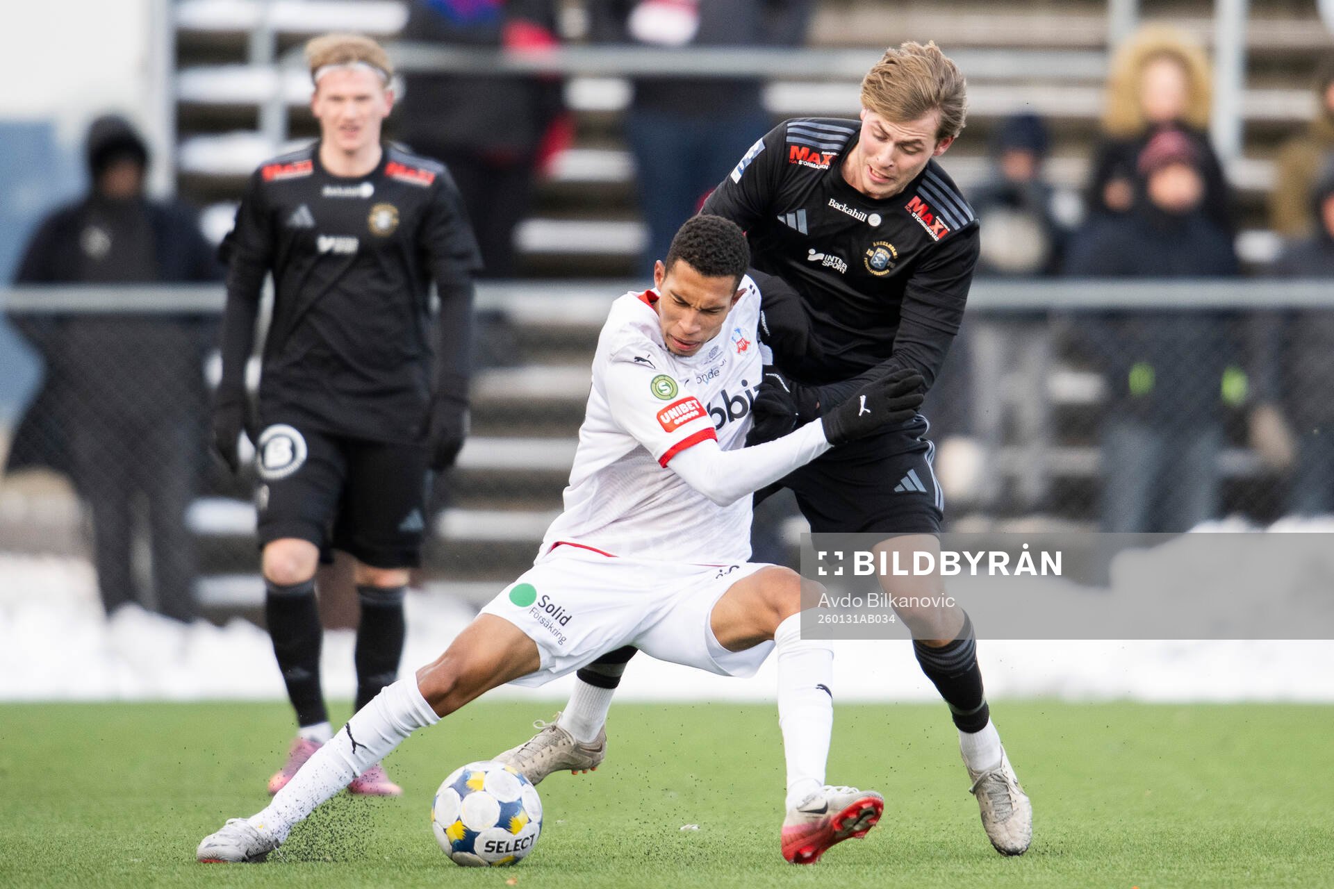 Helsingborgs Harol Romana mot Ängelholms Daniel Bergman