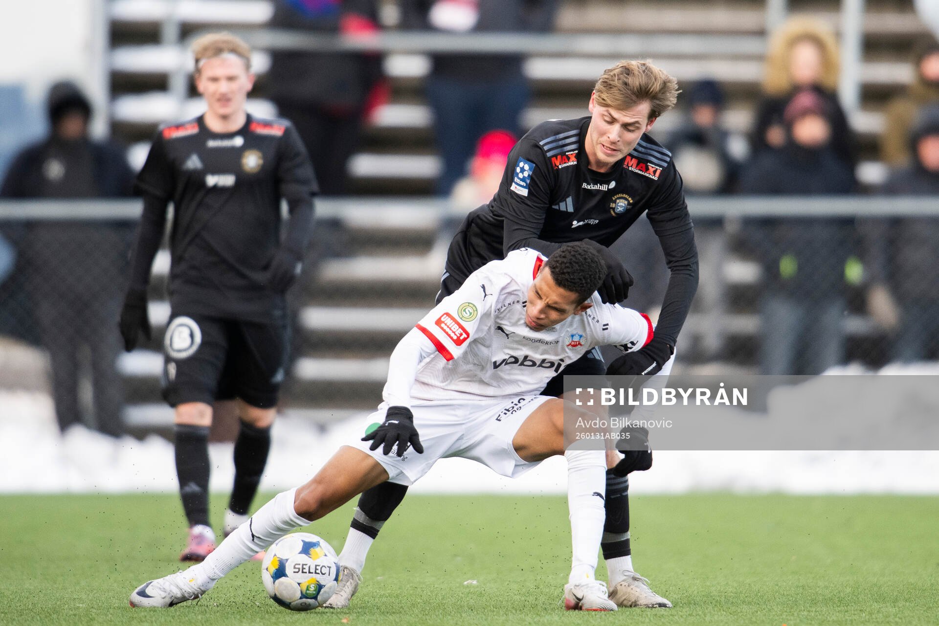 Helsingborgs Harol Romana mot Ängelholms Daniel Bergman