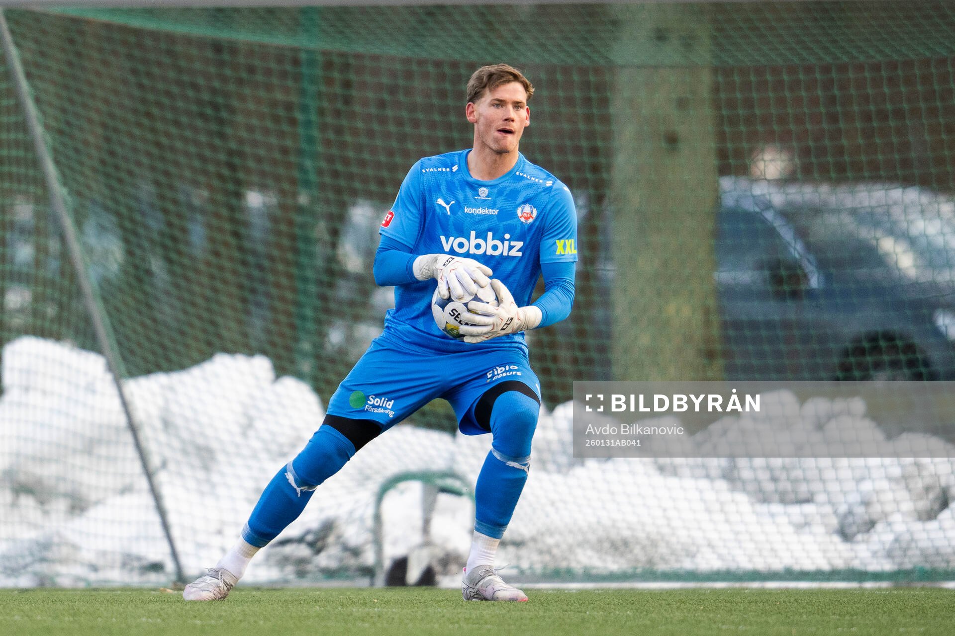 Helsingborgs målvakt Johan Brattberg
