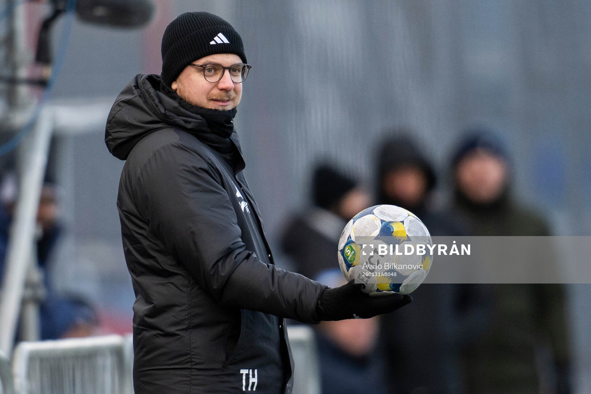 Ängelholms tränare Tim Hallén