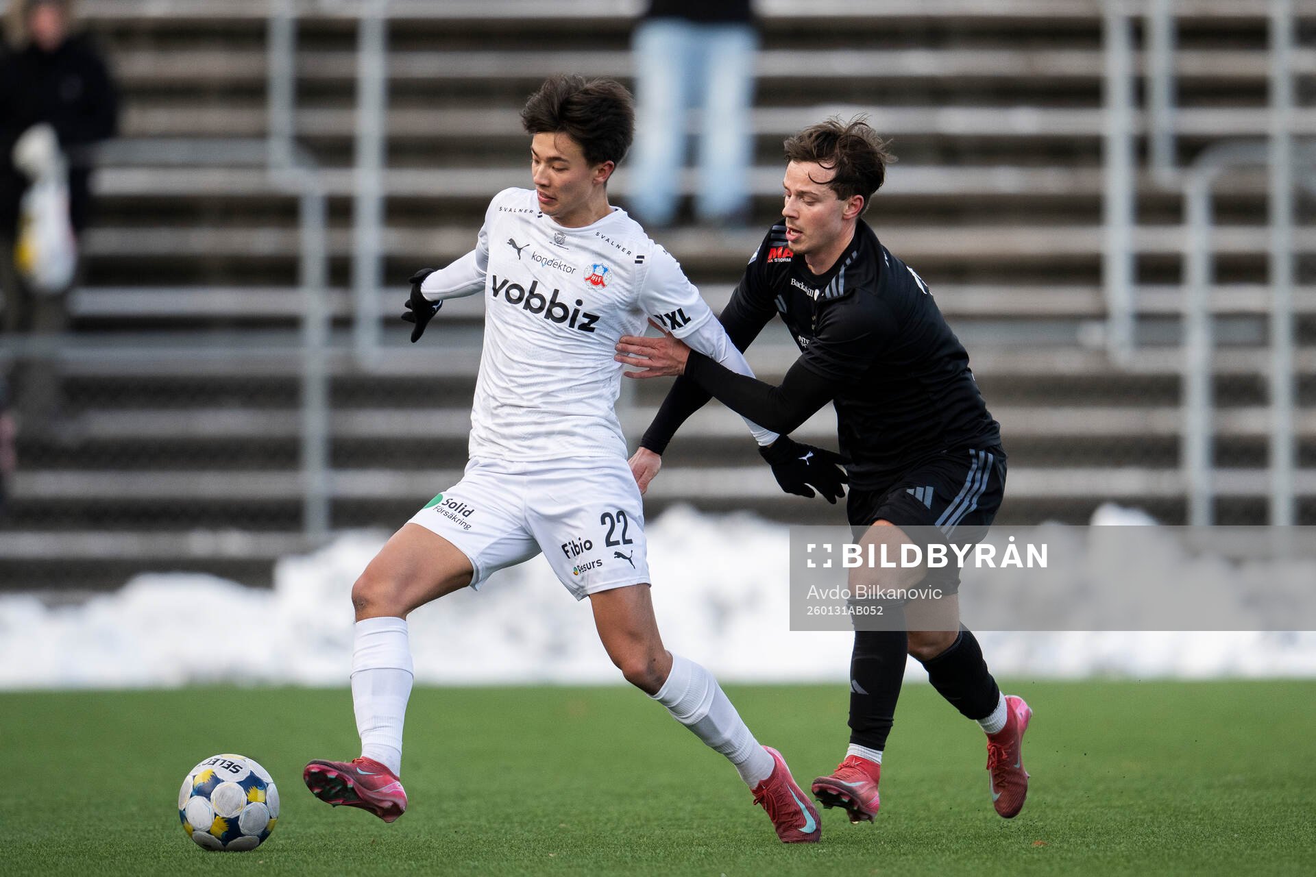 Helsingborgs Max Bjurström och Ängelholms Benjamin Tannus