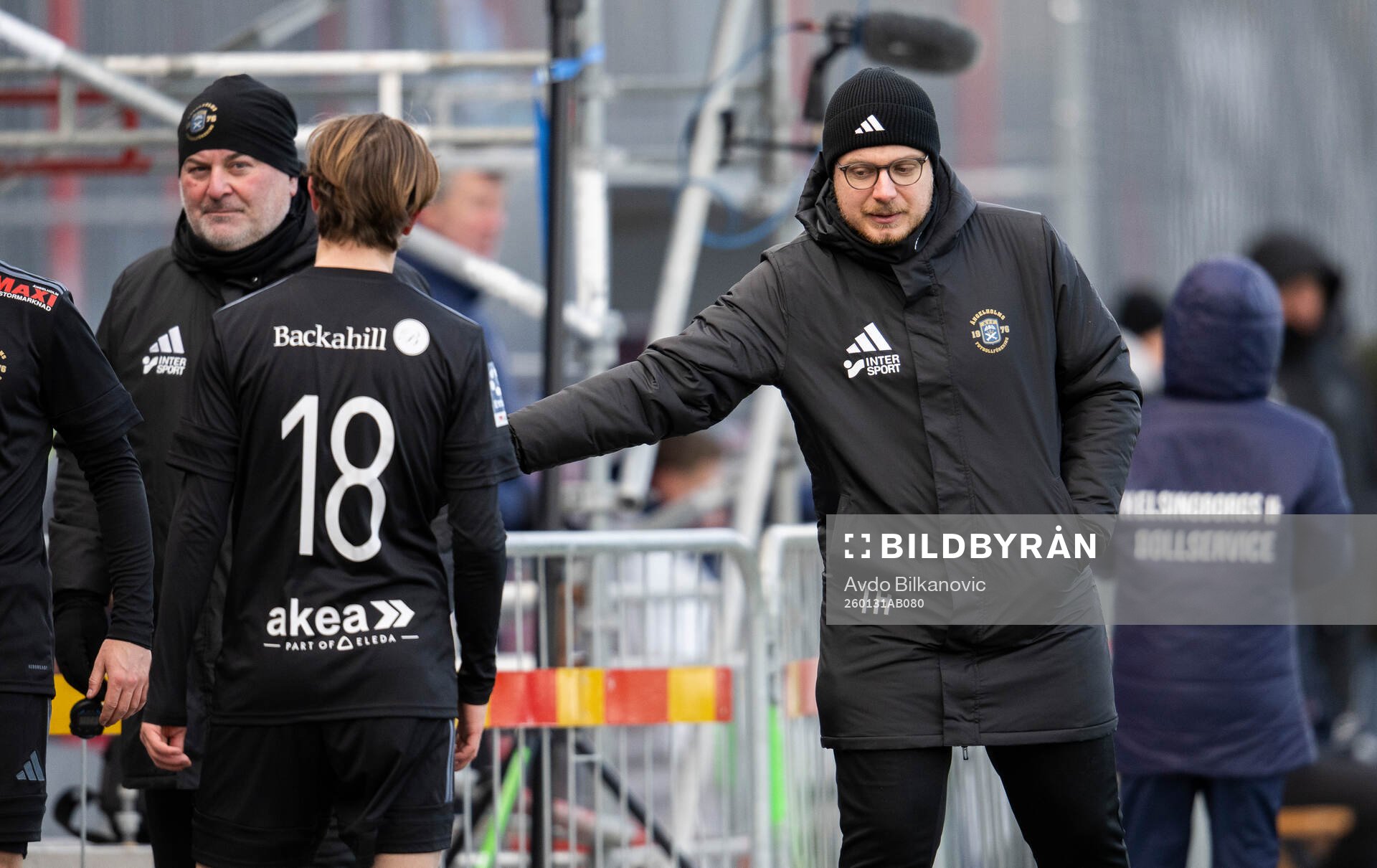Ängelholms tränare Tim Hallén