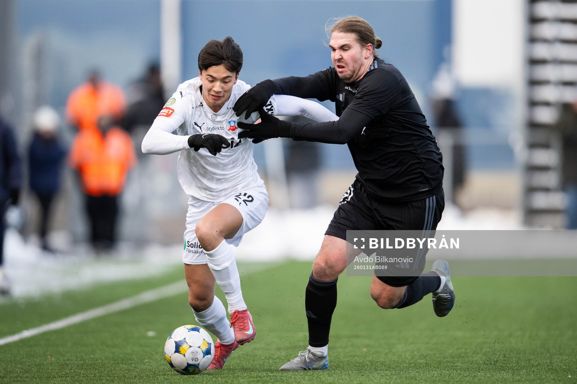 Helsingborgs Max Bjurström och Ängelholms Charlie Weberg