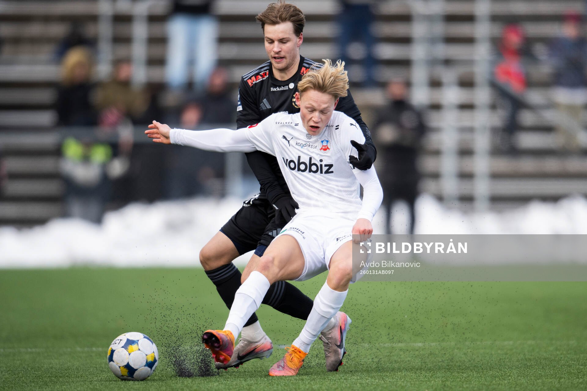 Helsingborgs Alvin Nordin och Ängelholms Vilgot Carlsson
