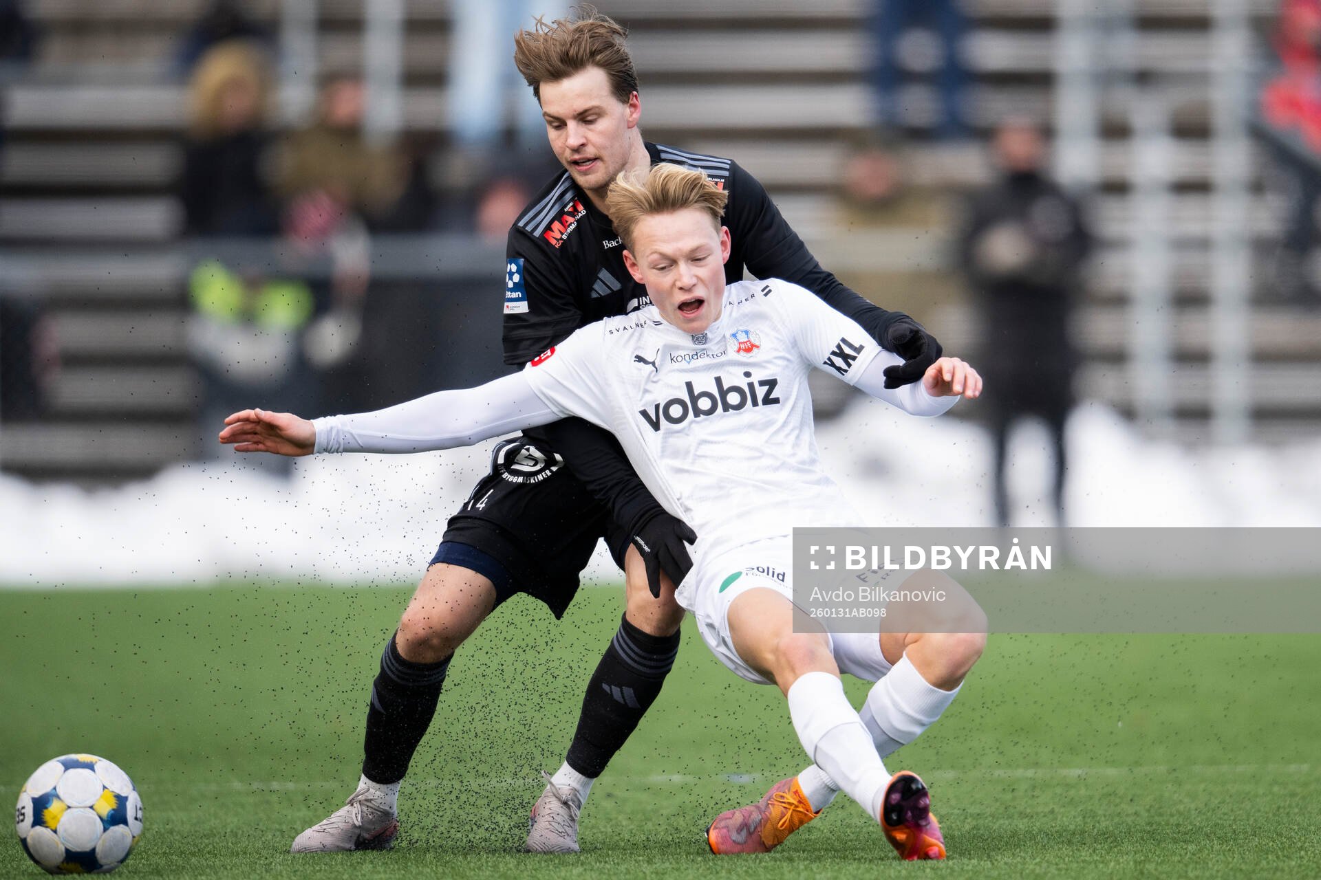 Helsingborgs Alvin Nordin och Ängelholms Vilgot Carlsson