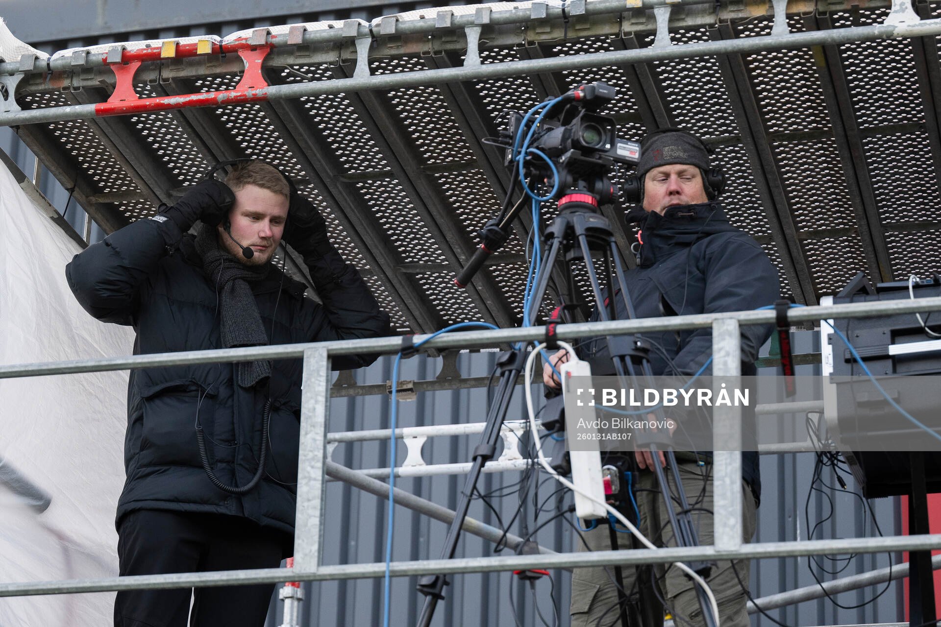 Sebastian Rönström HD reporter och Andreas Hillergren