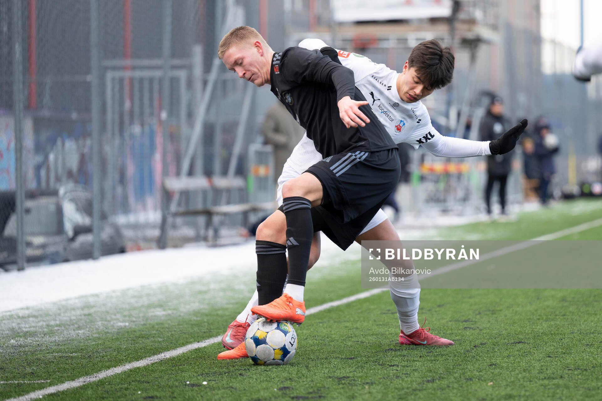 Helsingborgs Max Bjurström och Ängelholms Eric Vedholm