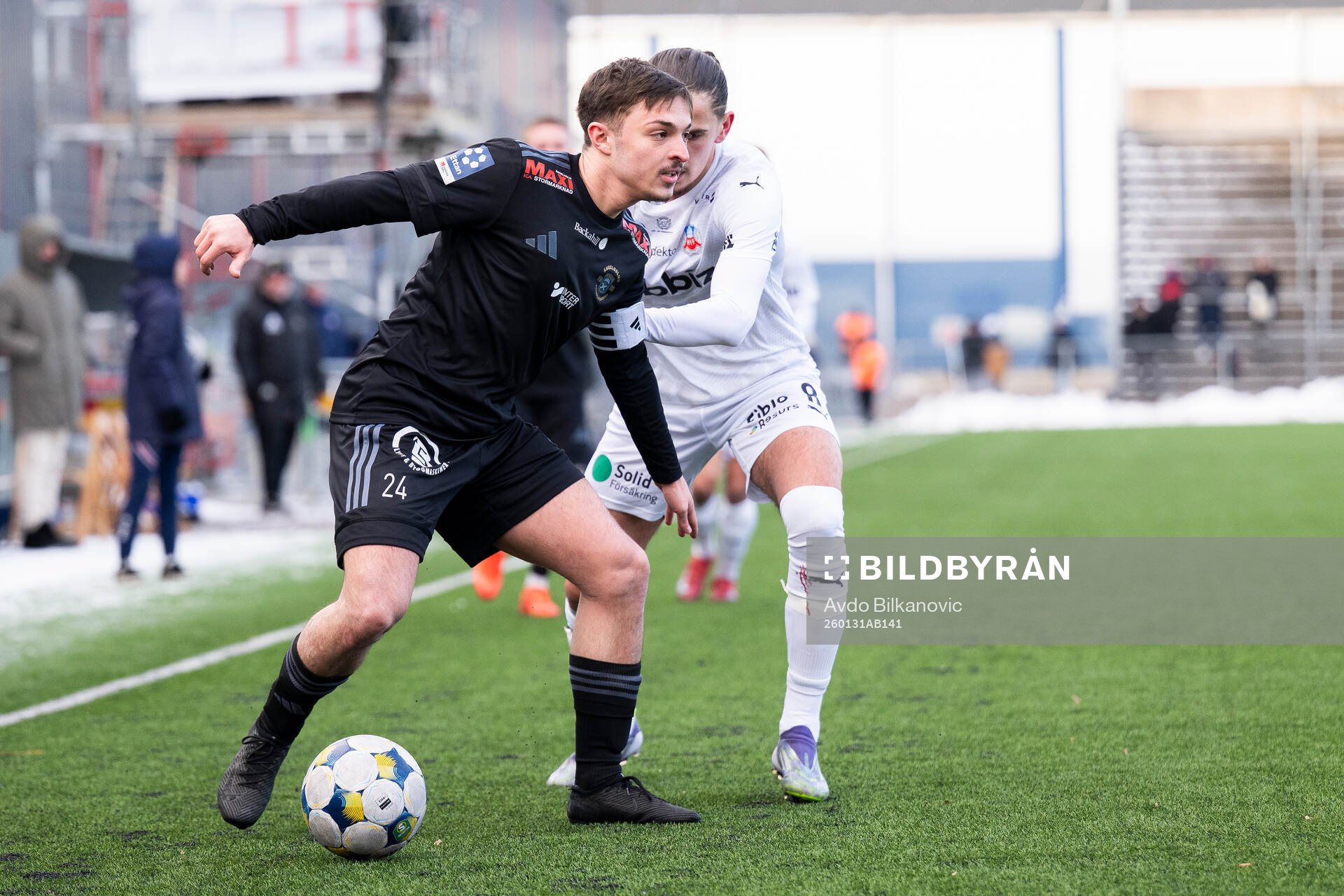 Helsingborgs Ervin Gigovic och Ängelholms Endrit Lipovica