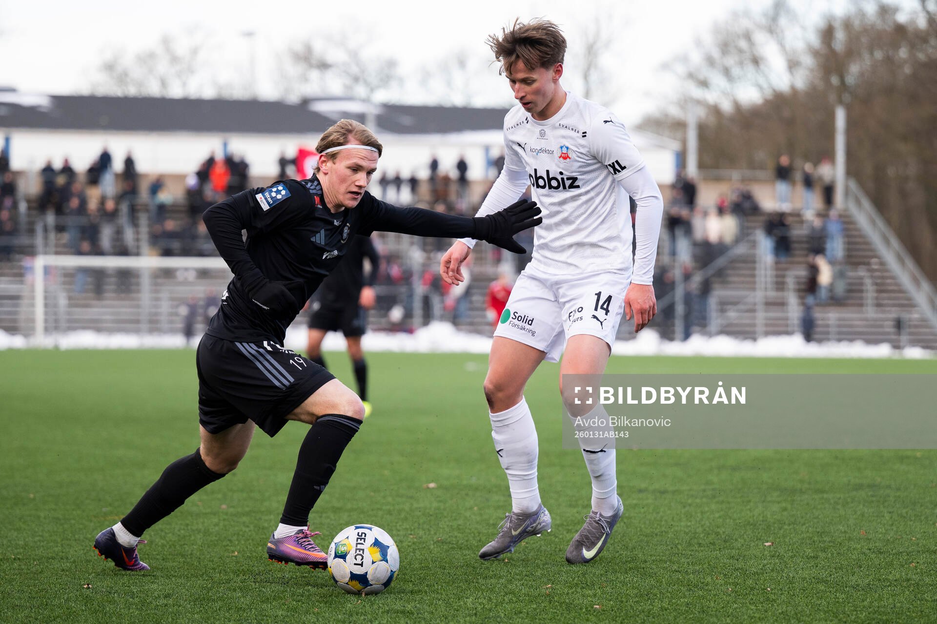 Ängelholms Alvin Karlsson och Helsingborgs Lukas Kjellnäs