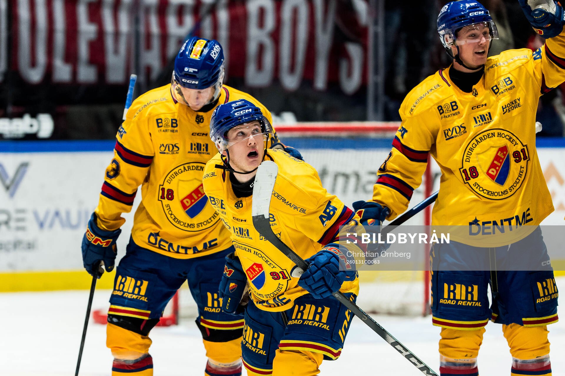 Djurgårdens Joseph Snively jublar