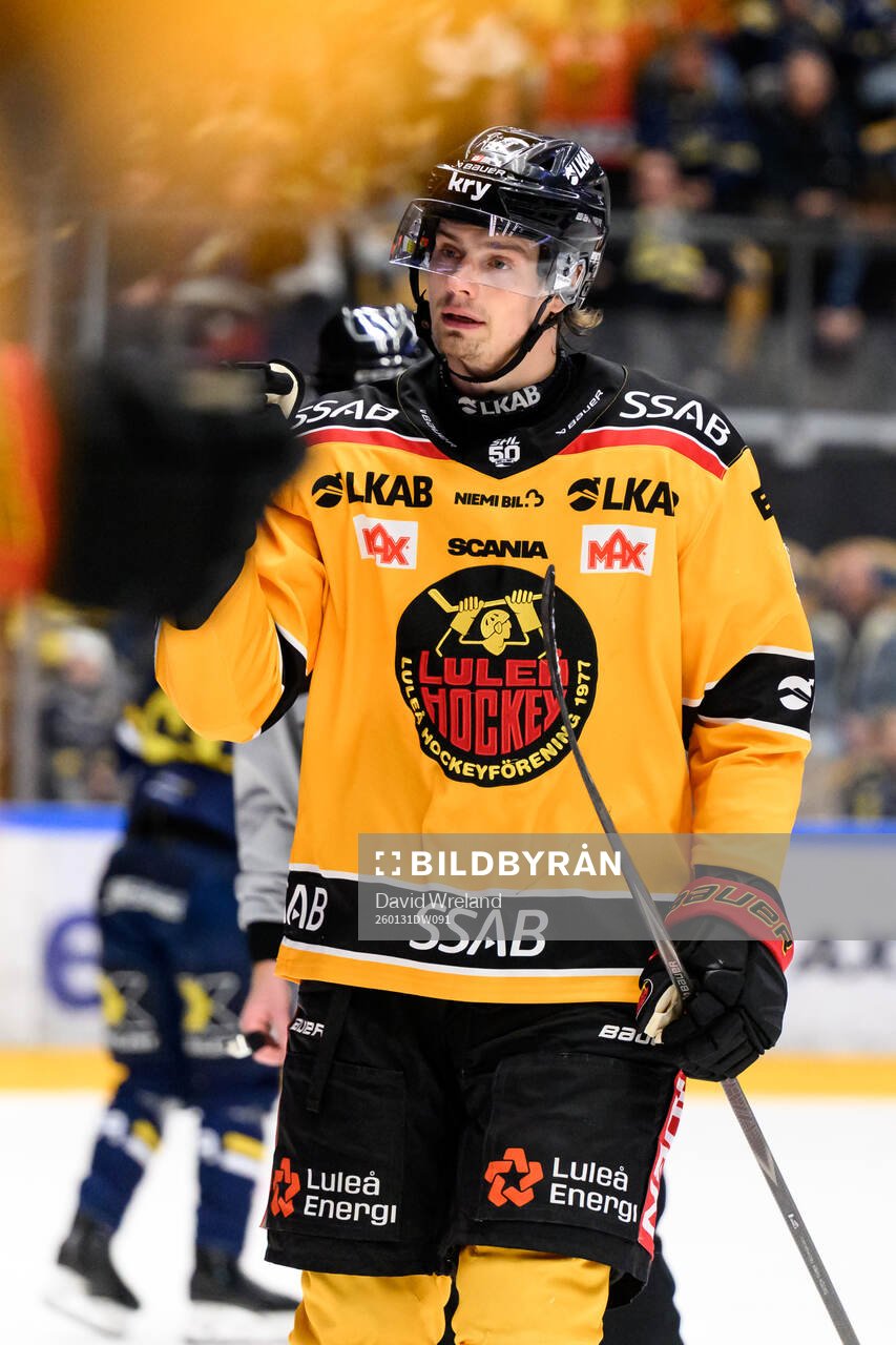 Luleås Markus Nurmi jublar