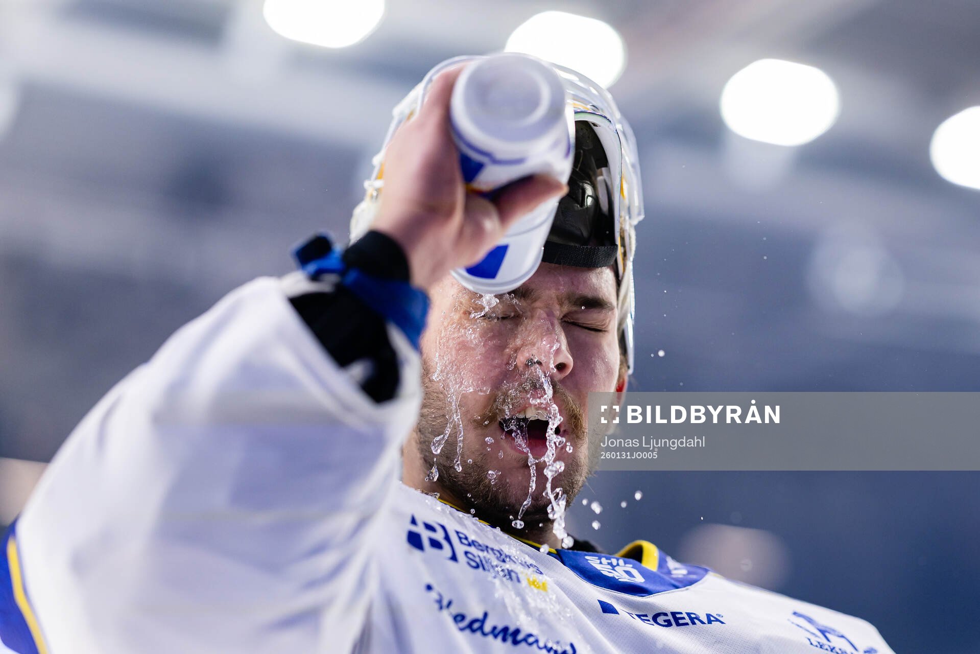 Leksands målvakt Marcus Gidlöf