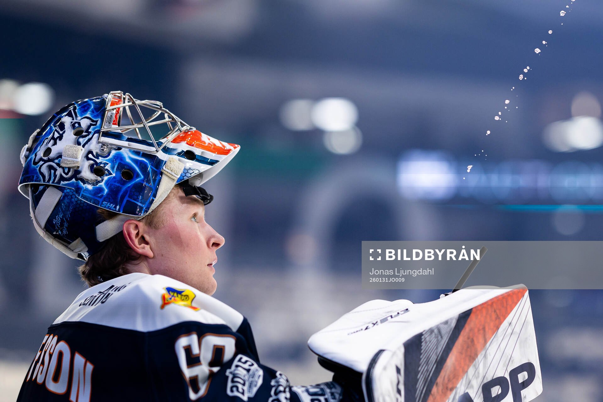 Växjös målvakt Ludvig Persson