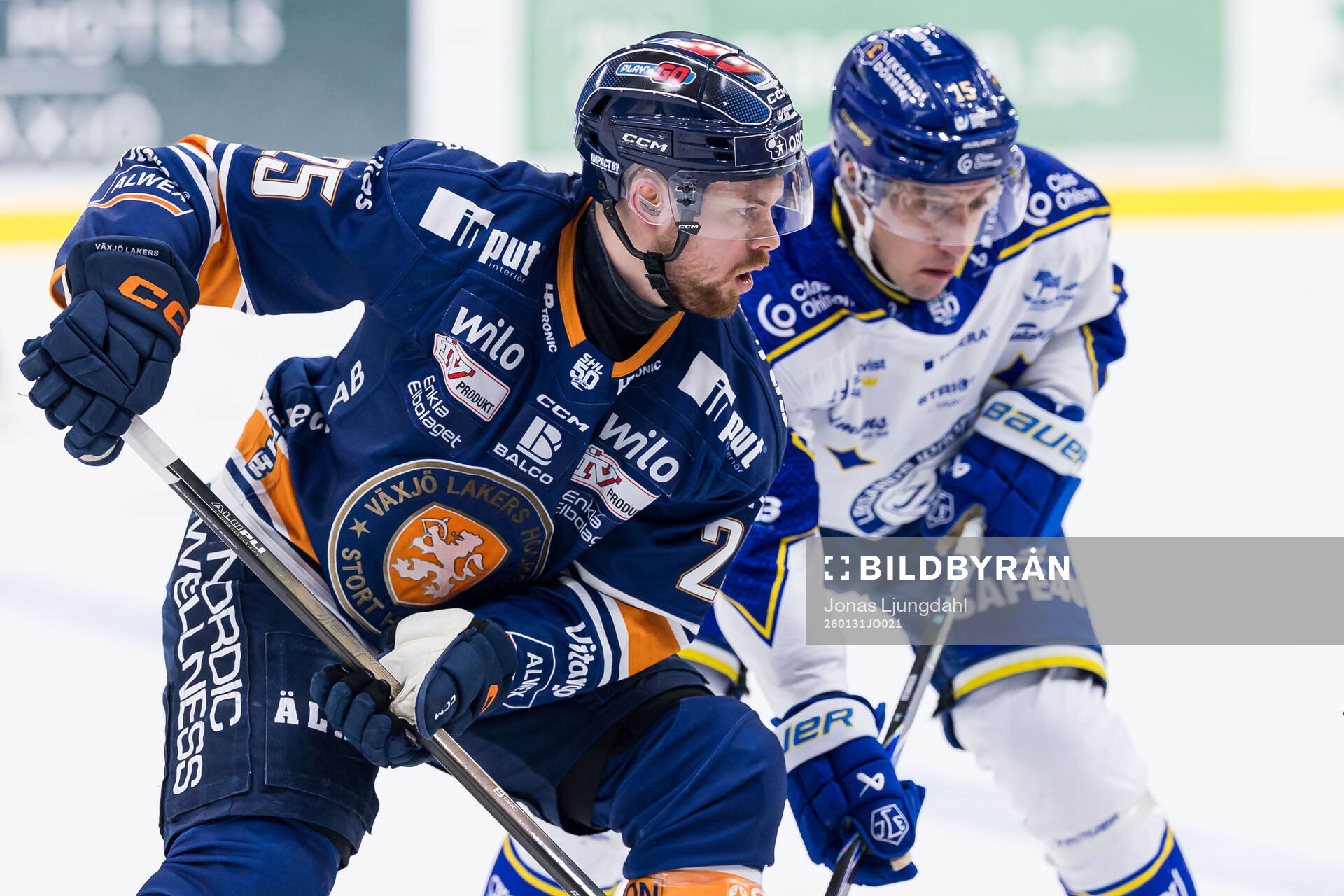 Växjös Lucas Elvenes och Leksands Max Veronneau