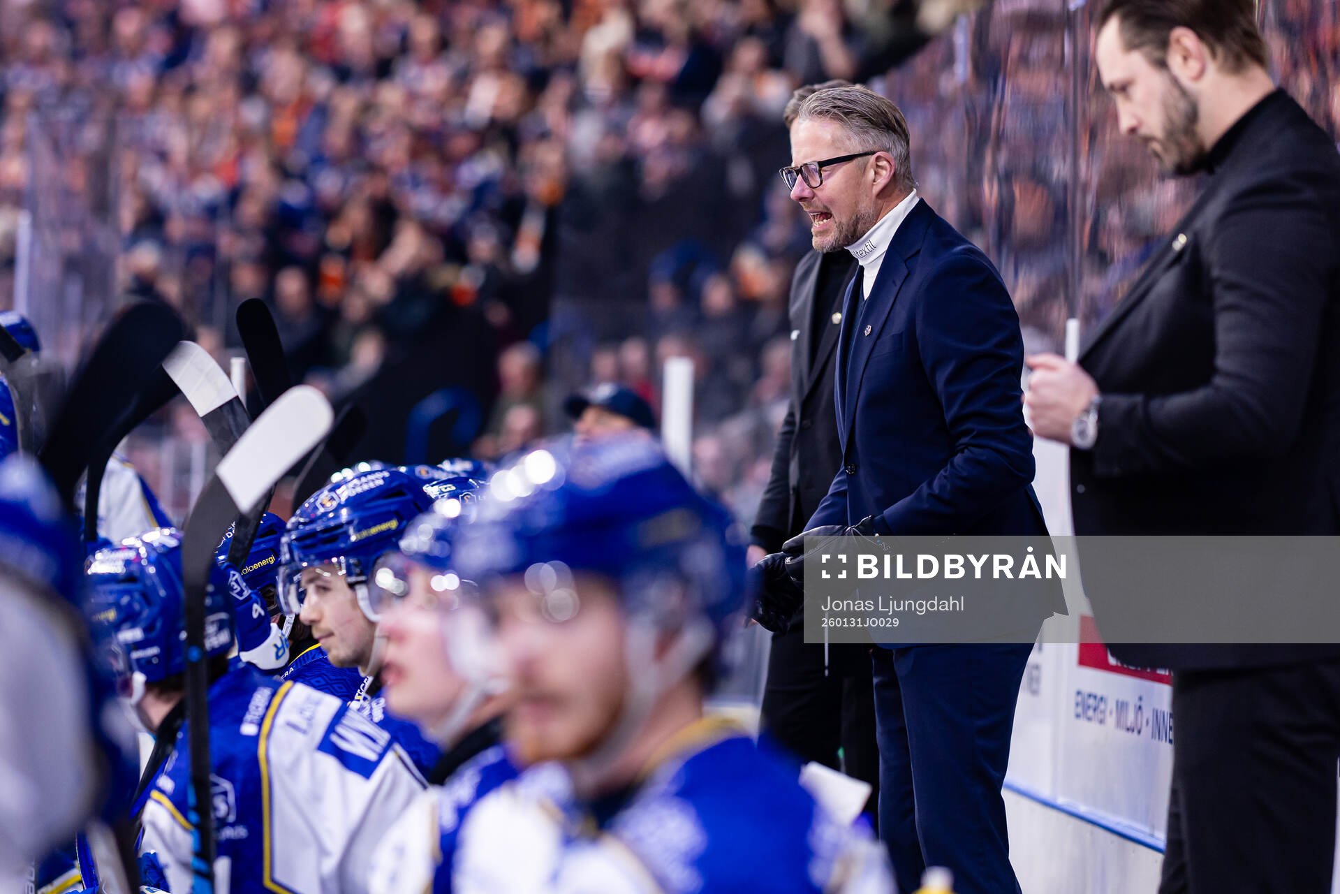Leksands tränare Johan Hedberg