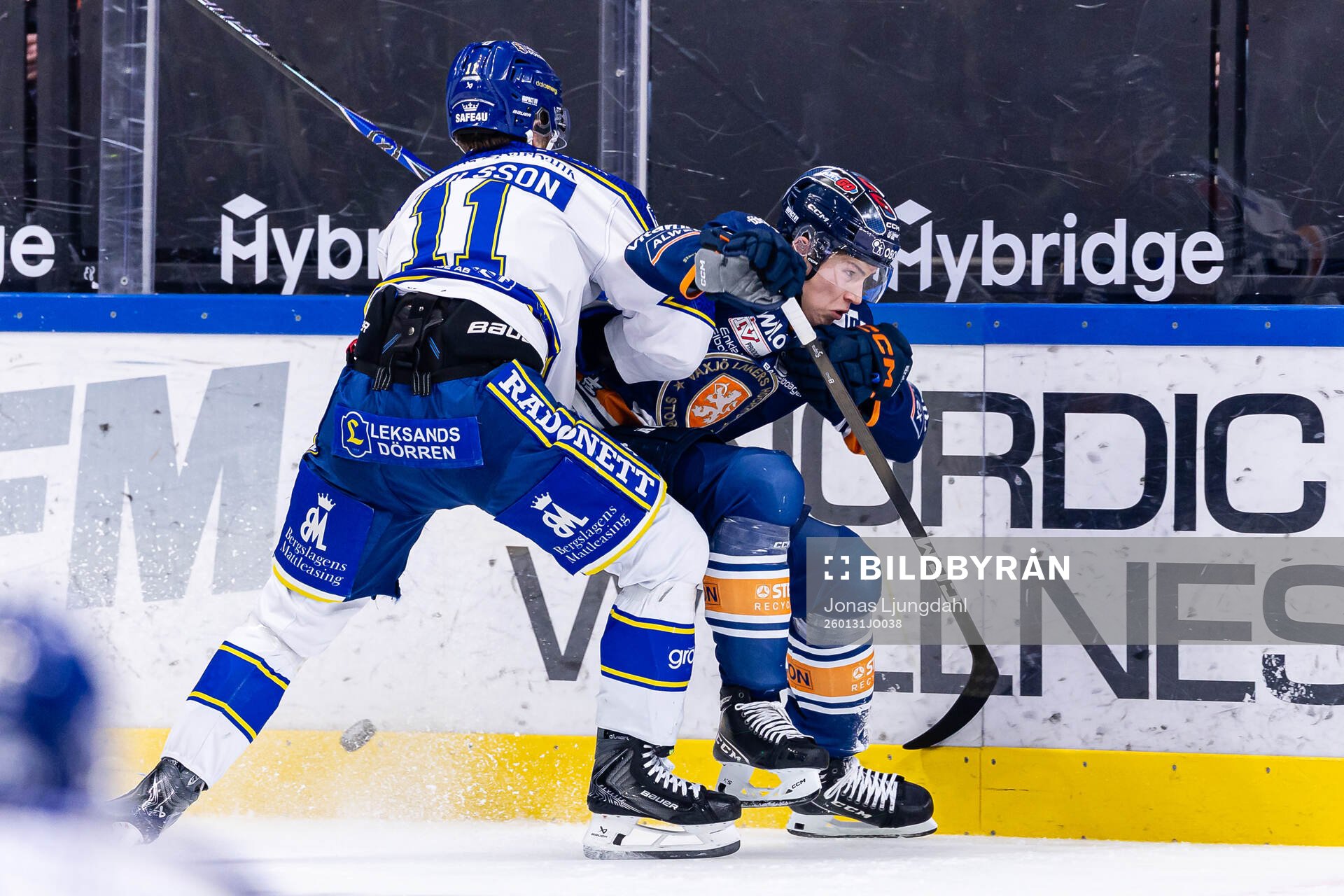 Leksands Wiktor Nilsson och Växjös Leo Sahlin Wallenius