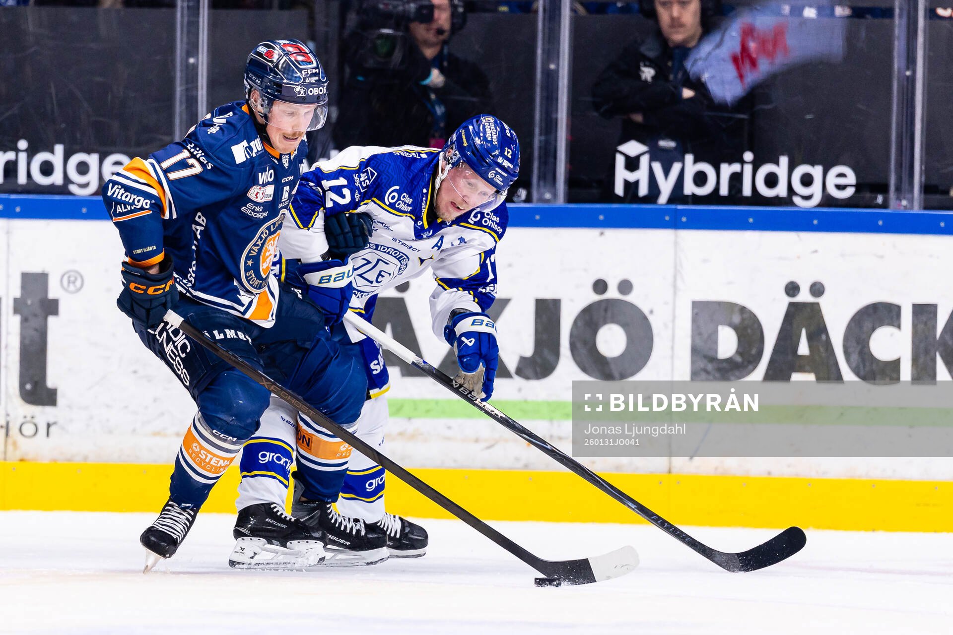 Växjös Erik Andersson och Leksands Kalle Östman