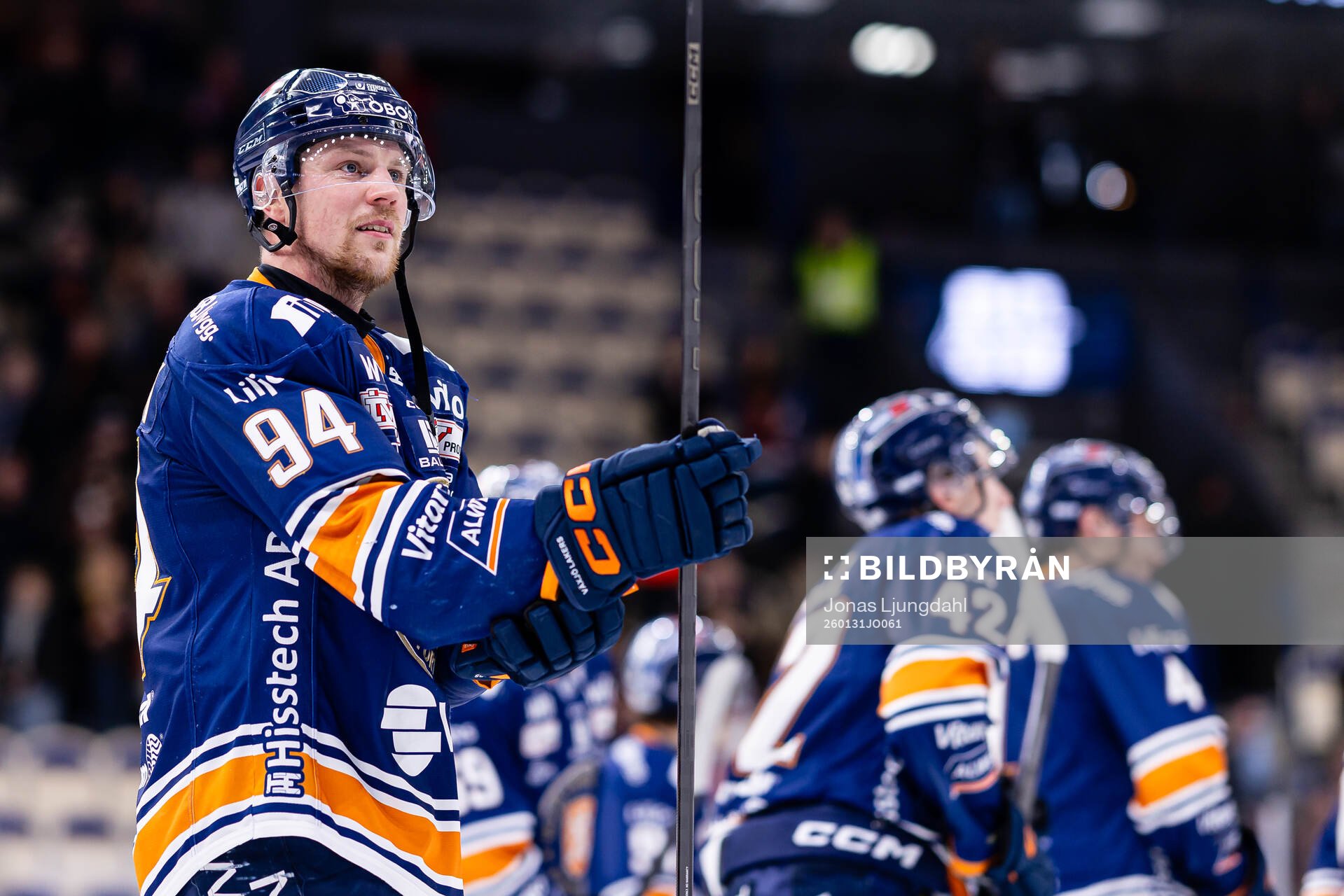 Växjös Joel Persson jublar