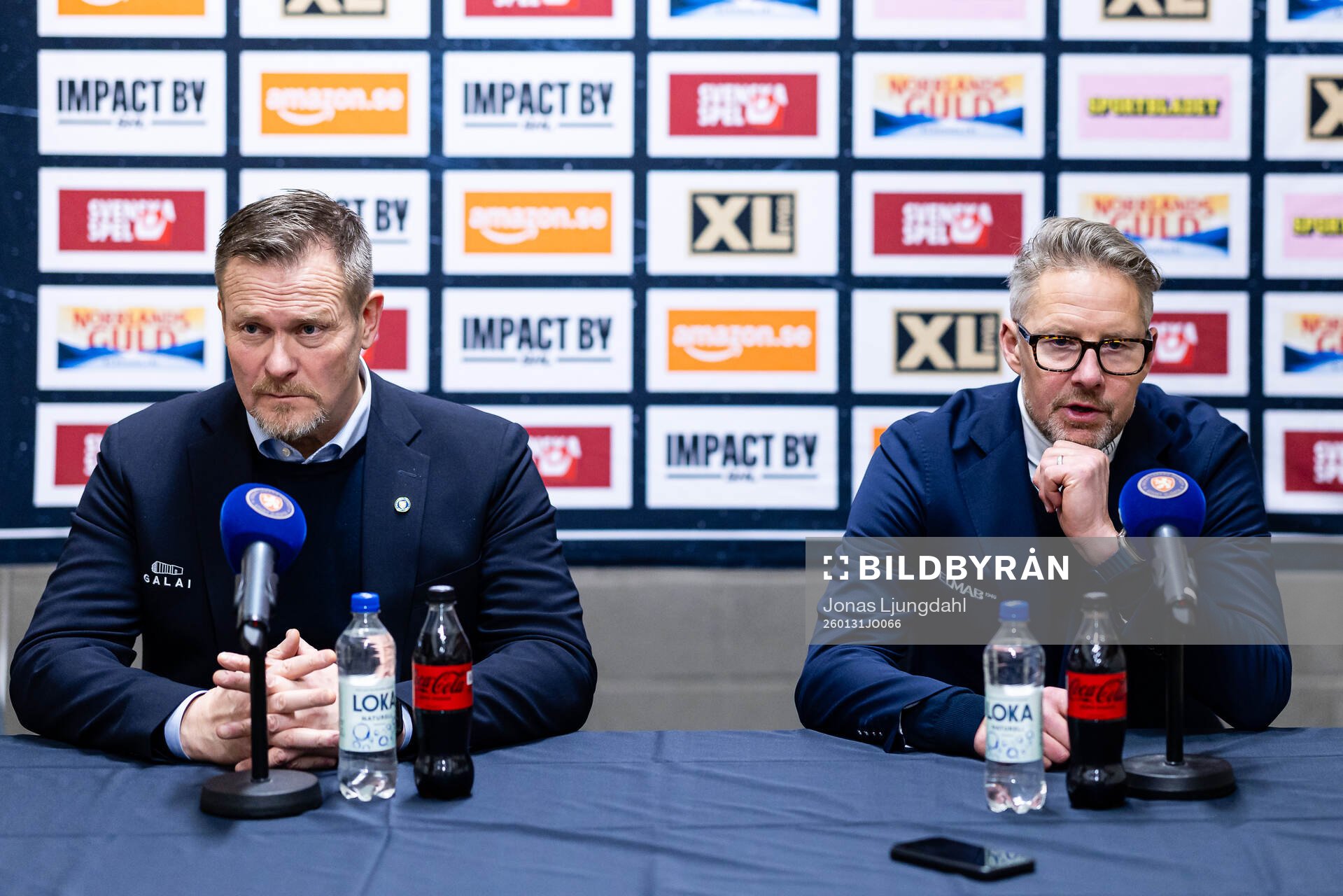 Växjös assisterande tränare Joakim Fagervall och