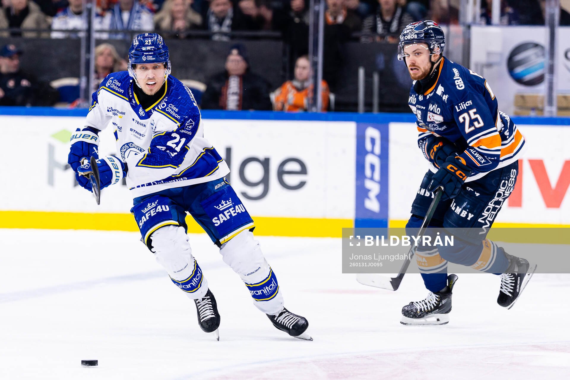 Leksands Joonas Lyytinen och Växjös Lucas Elvenes