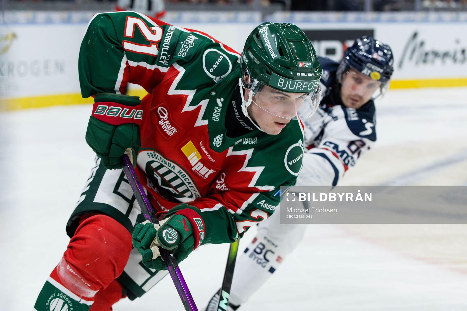 Frölundas Jere Innala och Linköpings Markus Ljungh