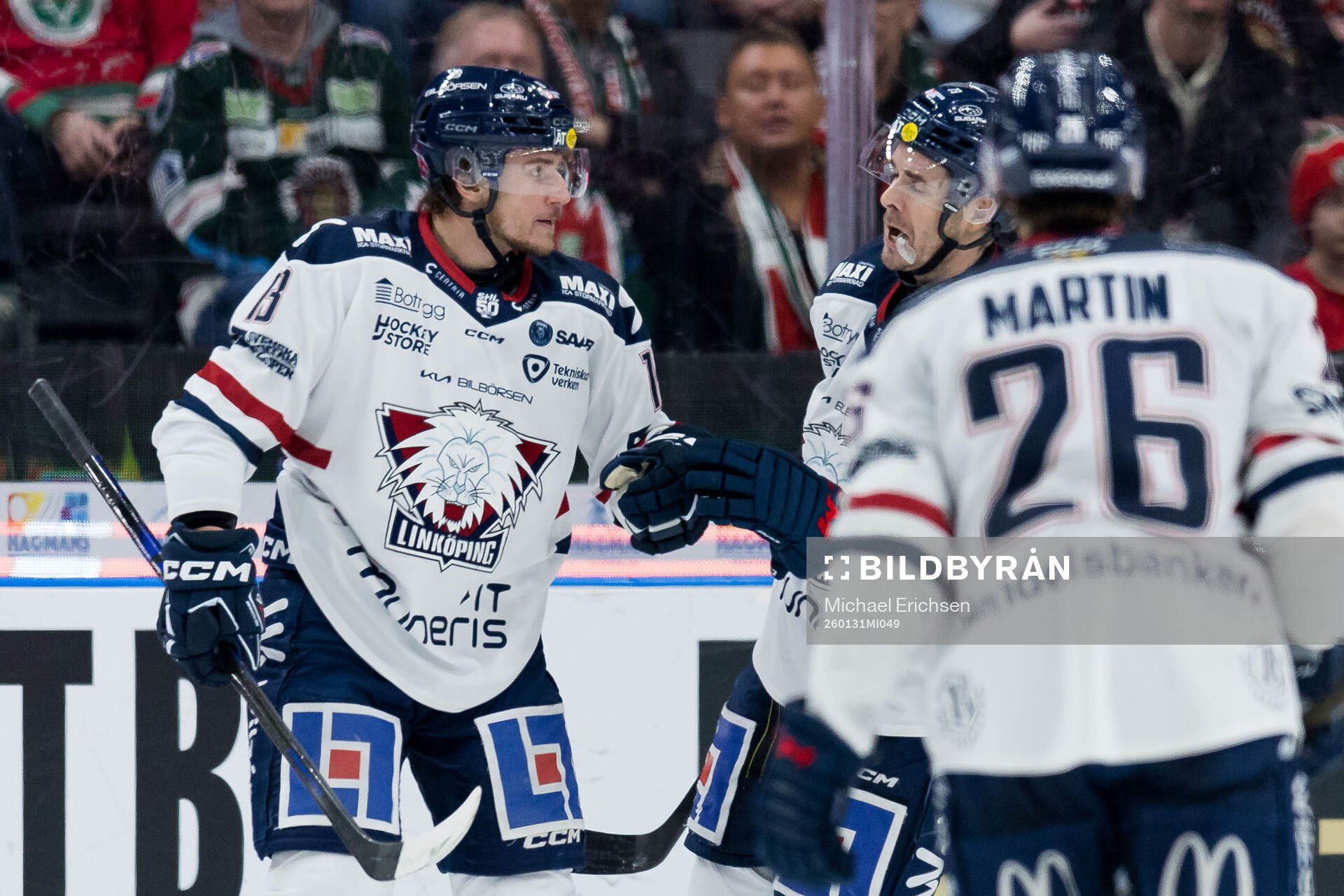 Linköpings Jakub Vrana jublar