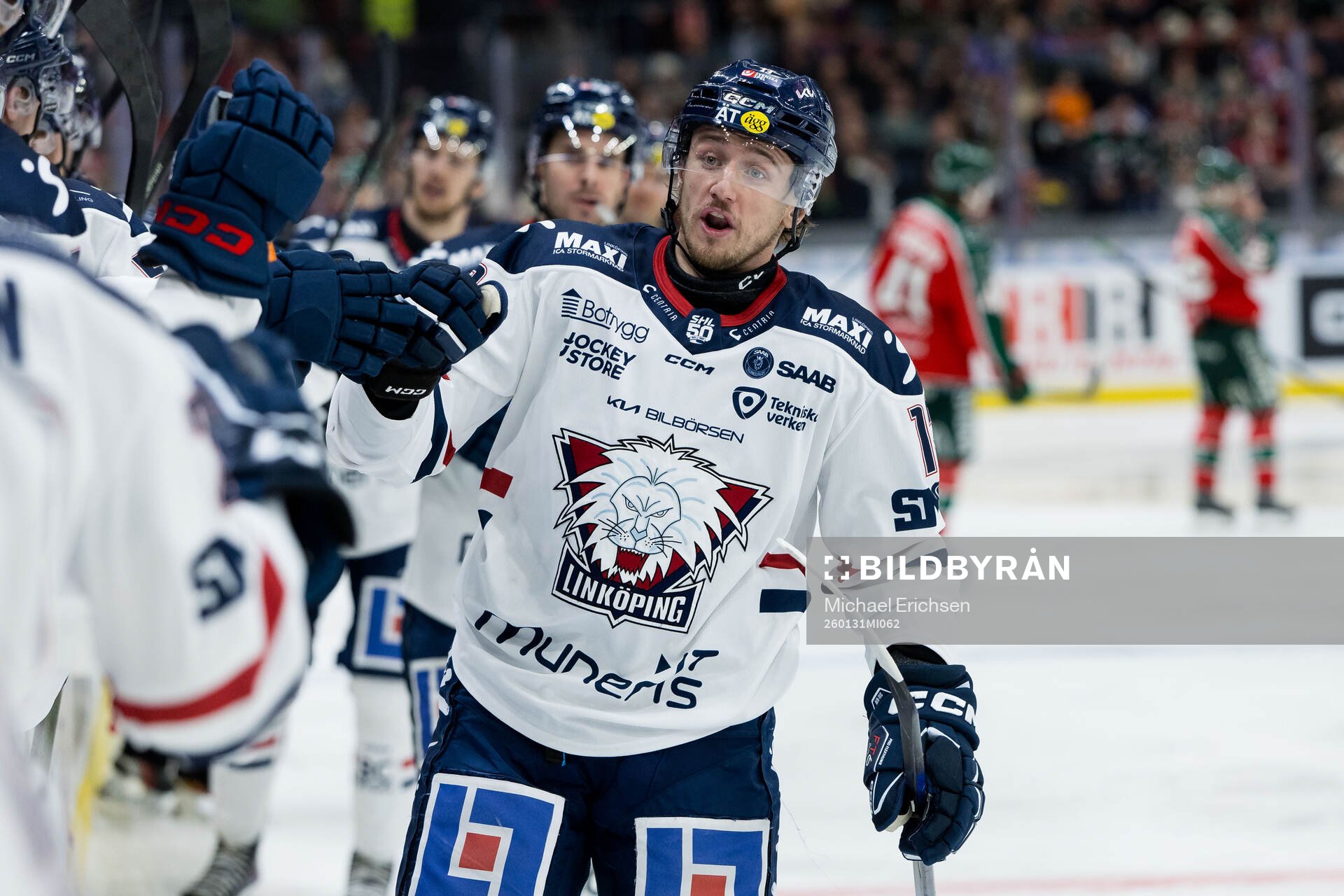 Linköpings Jakub Vrana jublar