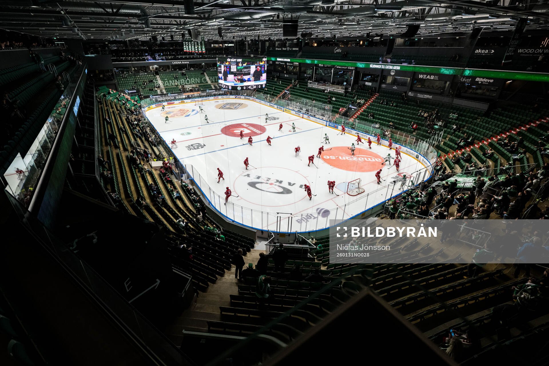 Rögle och Timråspelarna värmer upp