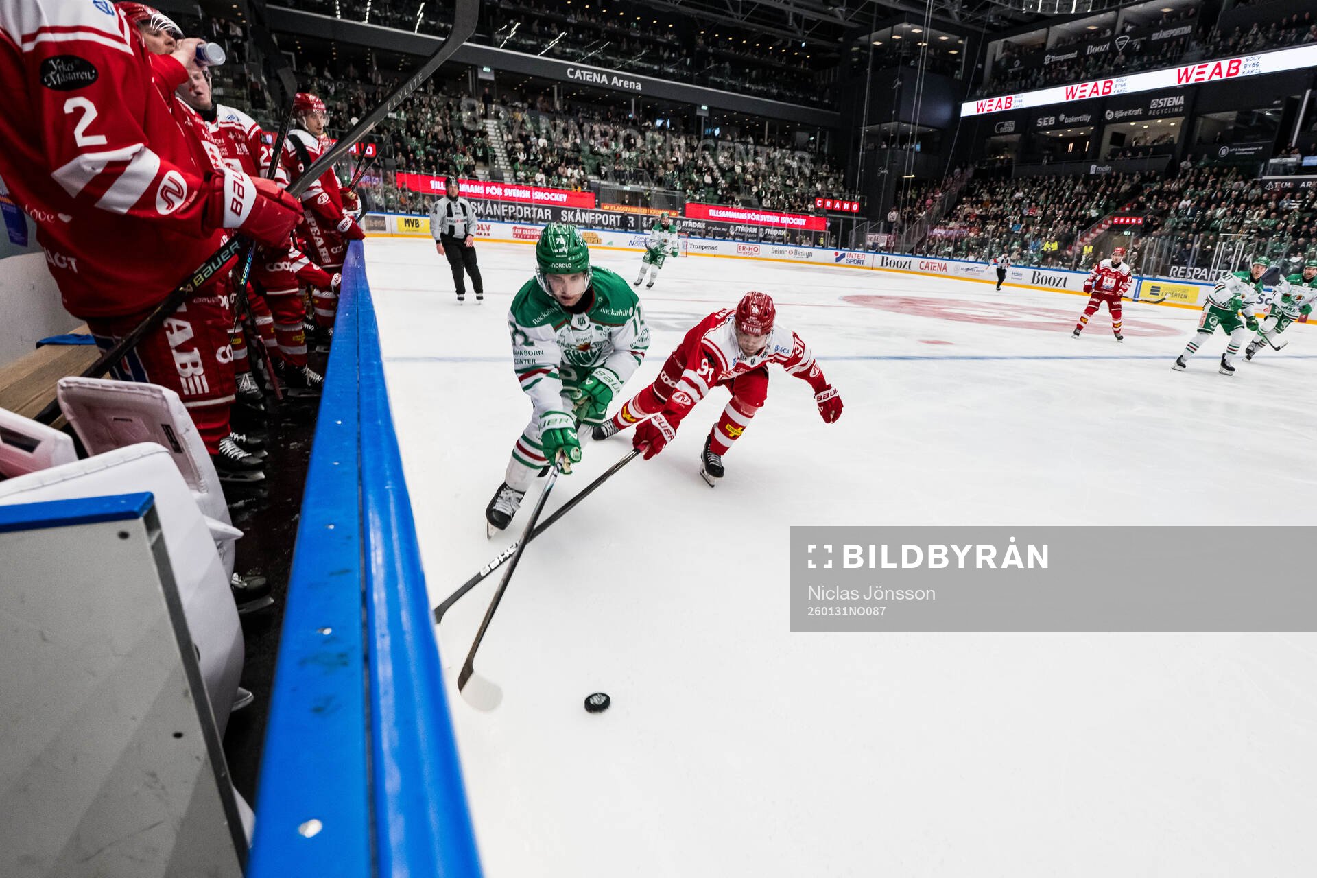 Rögles Daniel Zaar och Timrås Magnus Pääjärvi