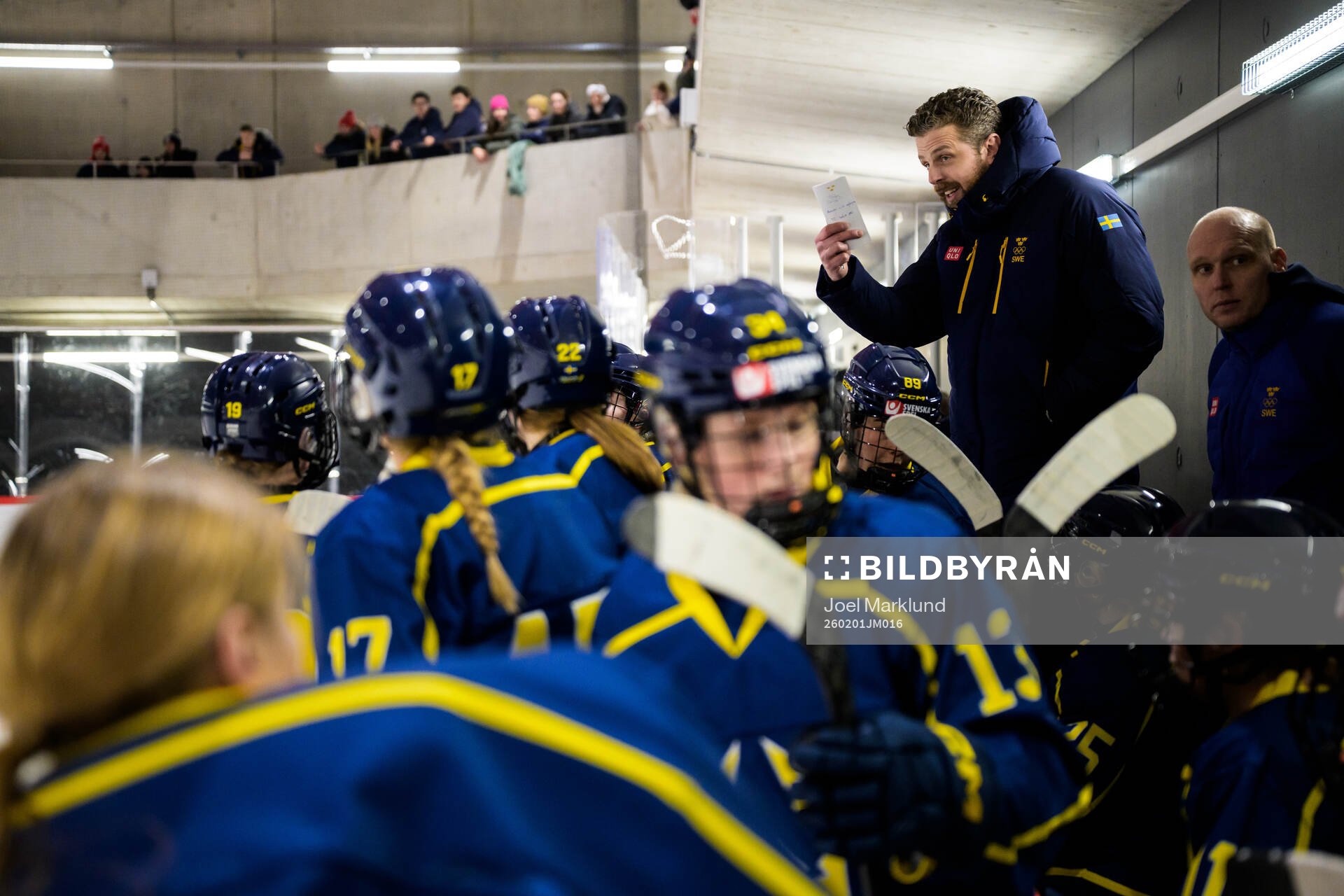 Head coach Ulf Lundberg of Sweden at a women's