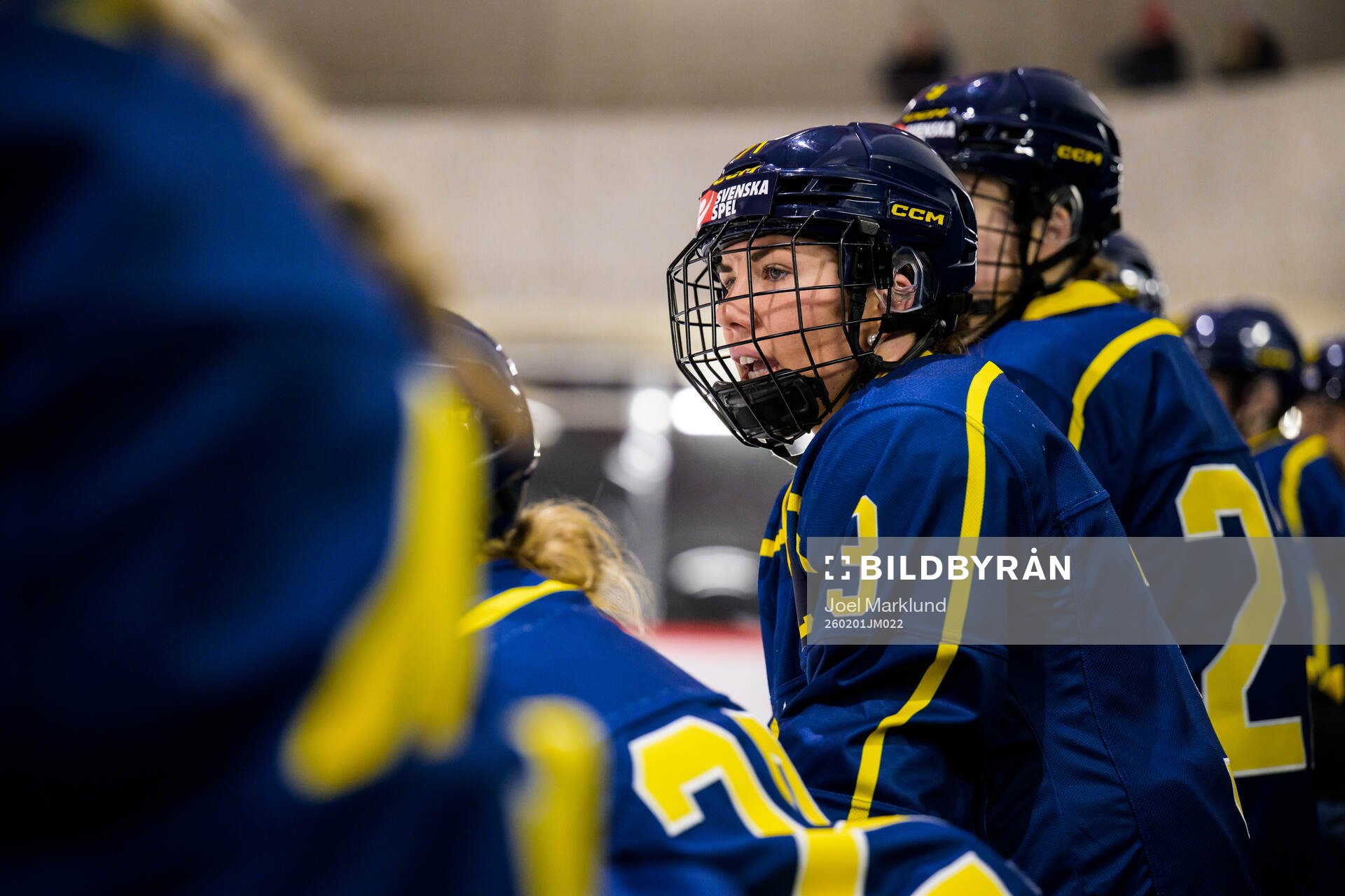 Anna Kjellbin of Sweden in a women's international friendly