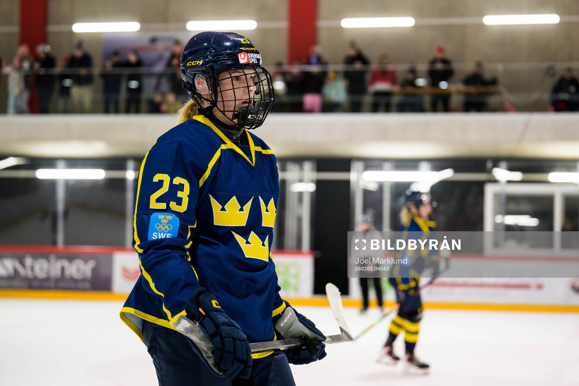 Thea Johansson of Sweden looks dejected in a women's